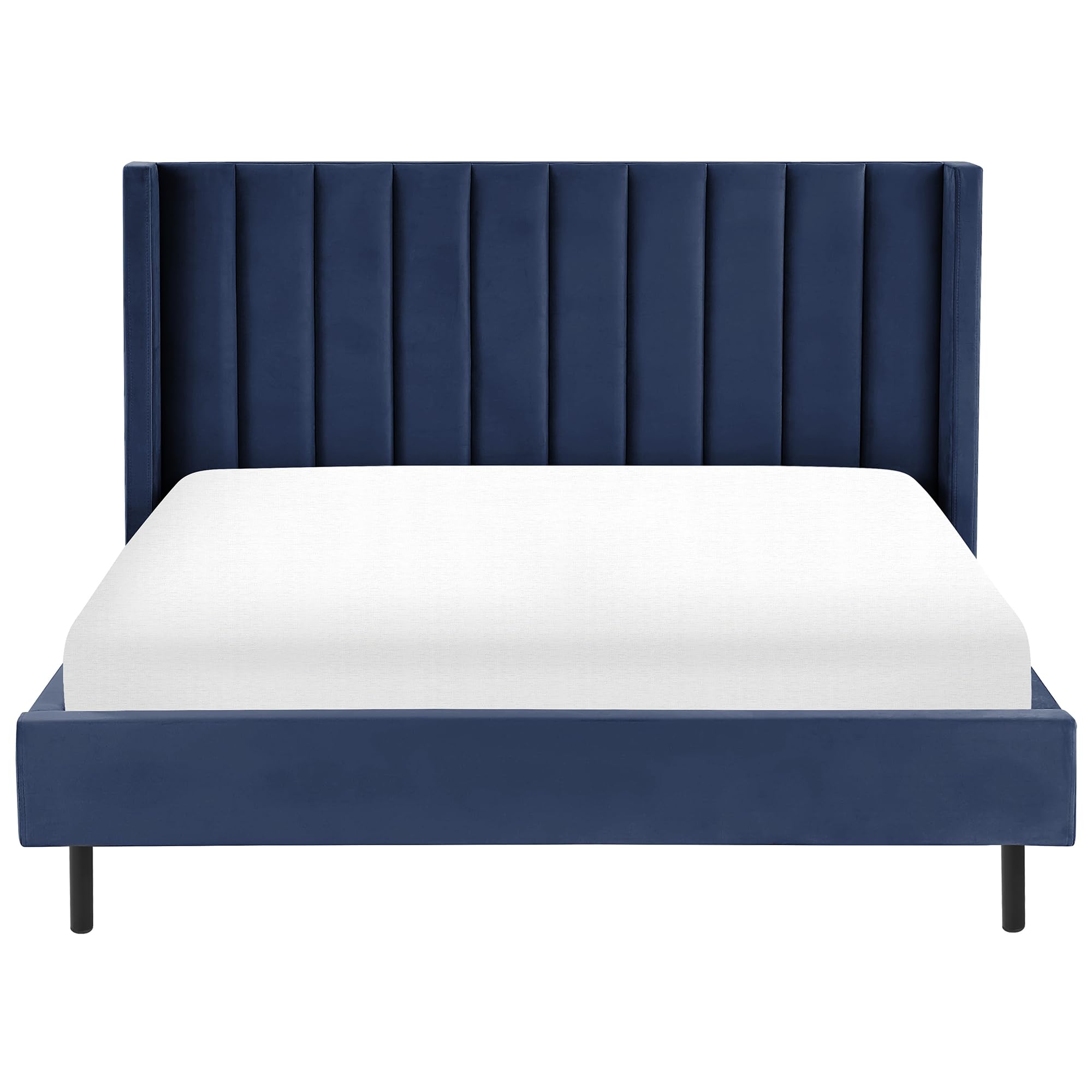 beliani-betten-polsterbett-180x200-marineblau-samt image 4