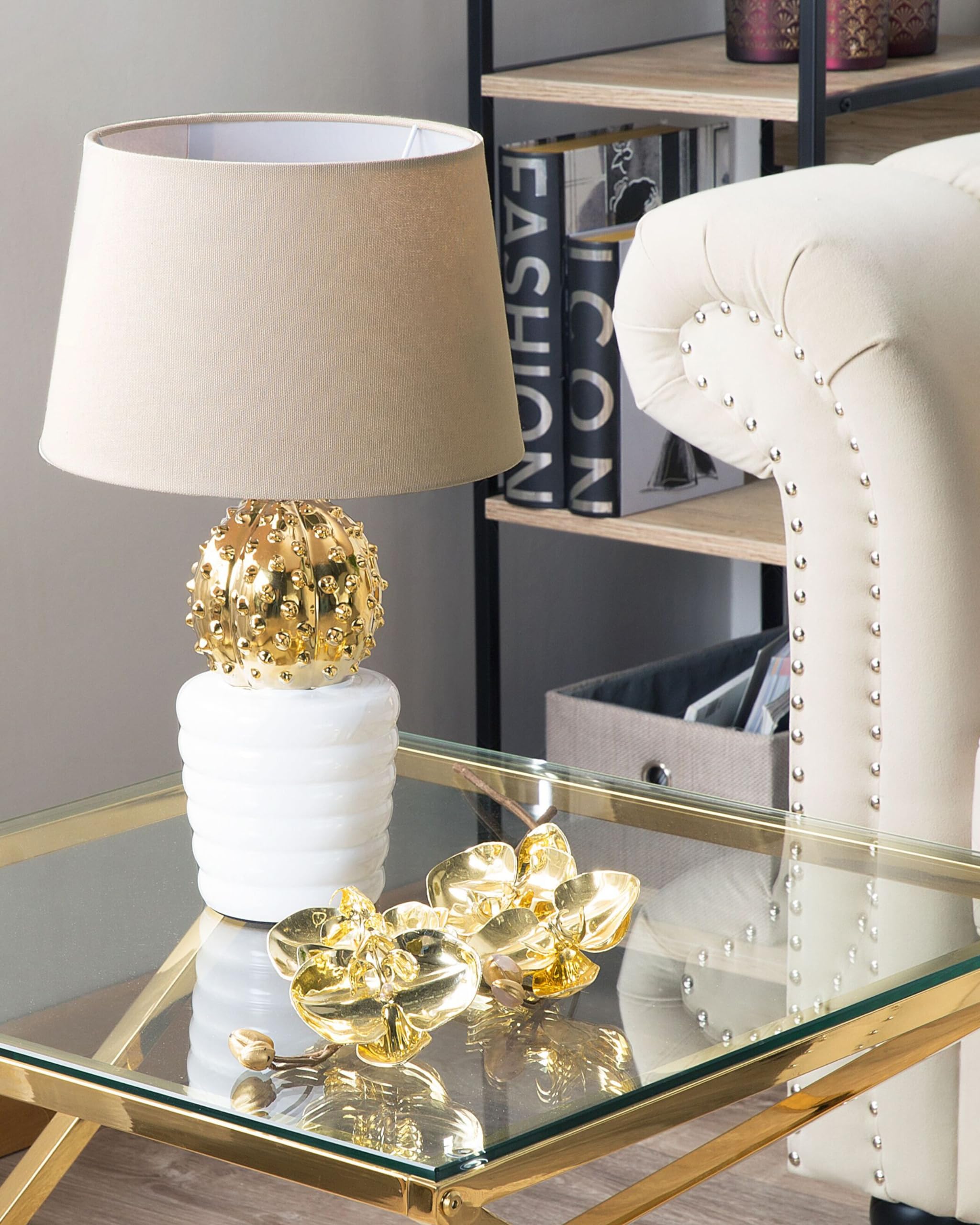 beliani-velise-tischlampe-kaktus-gold-wei-43-cm image 2