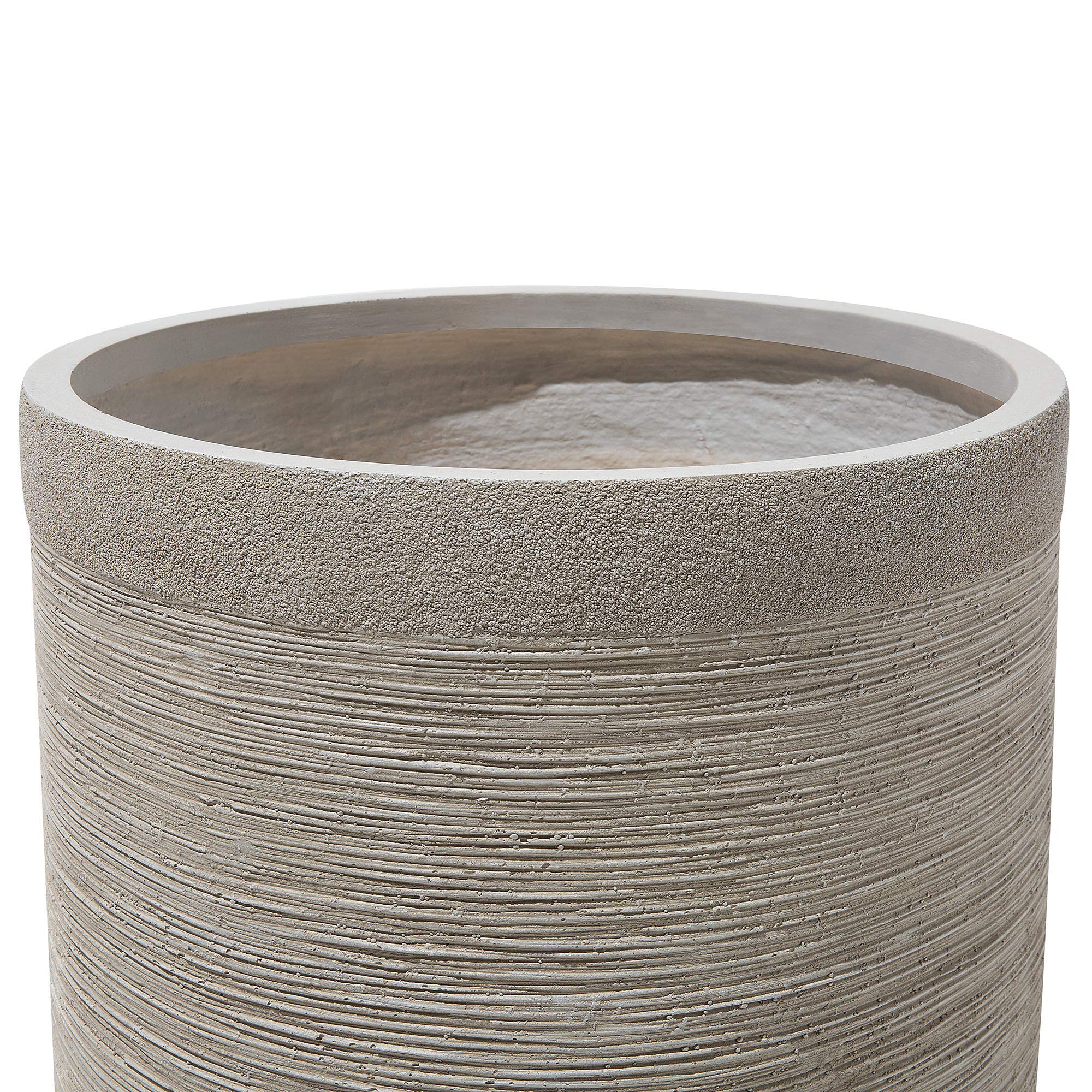 beliani-samos-blumentopf-3er-set-beige-tonfaser-rund image 8