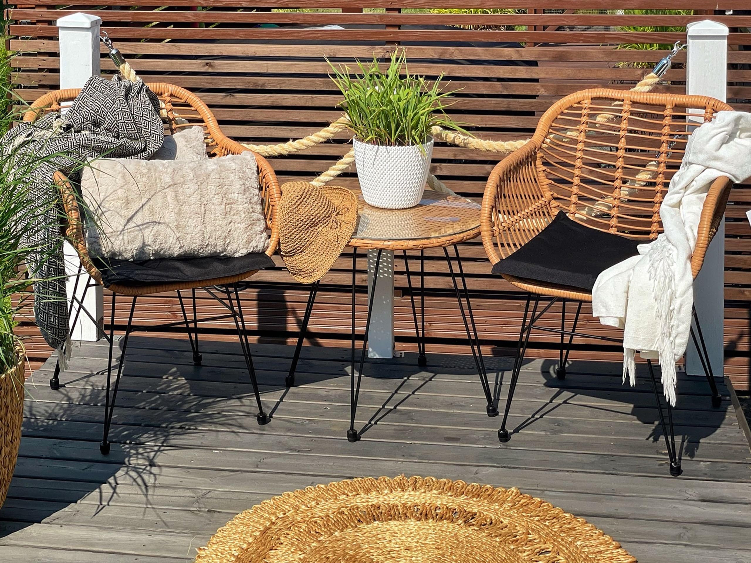 beliani-tropea-ii-balkonset-rattan-schwarz-3-teilig image 2