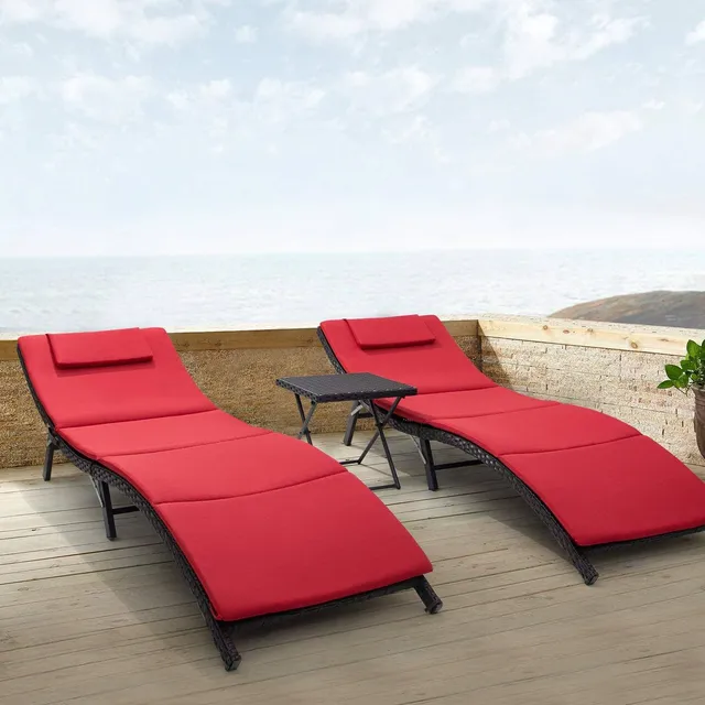 homall-patio-sonnenliege-set-3-teilig-rot-mit-tisch image 1