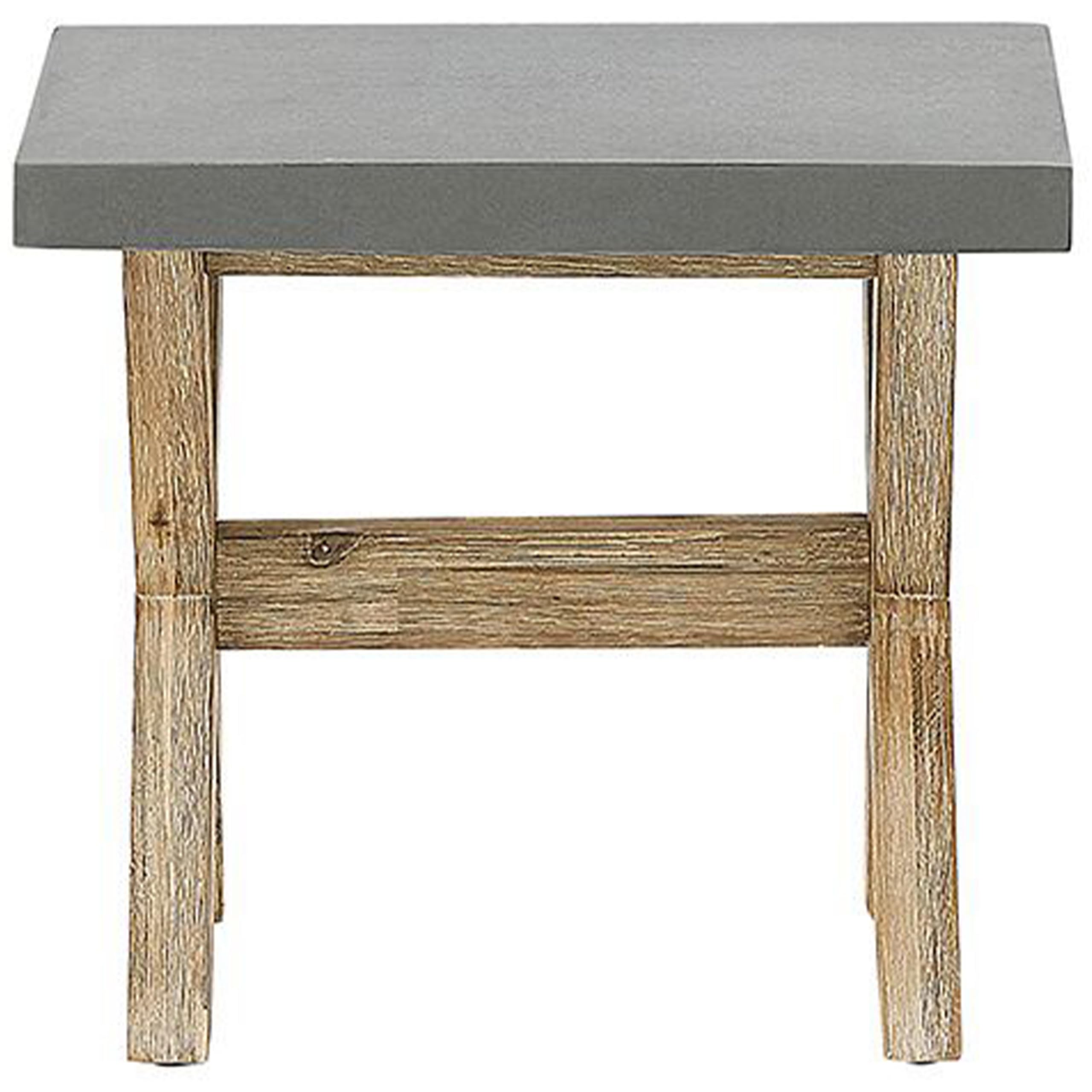beliani-olbia-gartenset-tisch-200x100-8-hocker-beton-akazie image 7