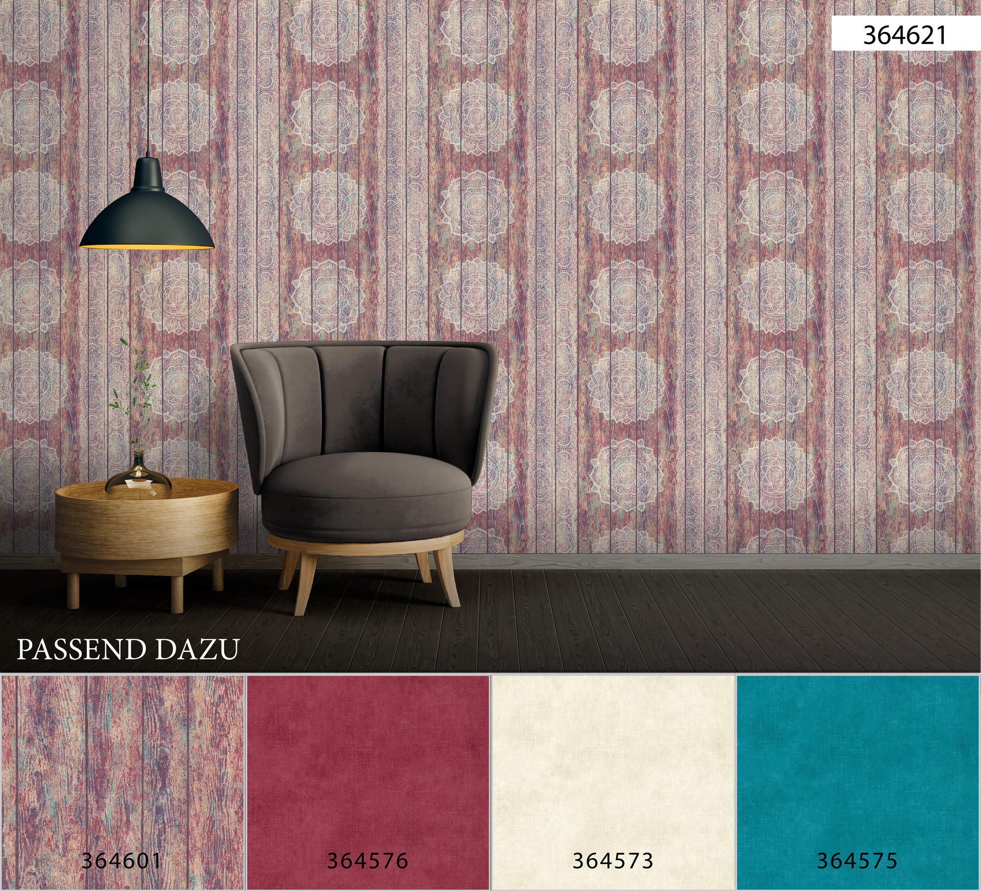 a-s-cr-ation-boho-love-364601-vliestapete-vintage-holz-beige image 6