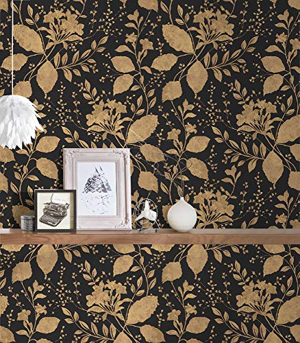 a-s-cr-ation-memory-3-329863-vliestapete-schwarz-floral image 7