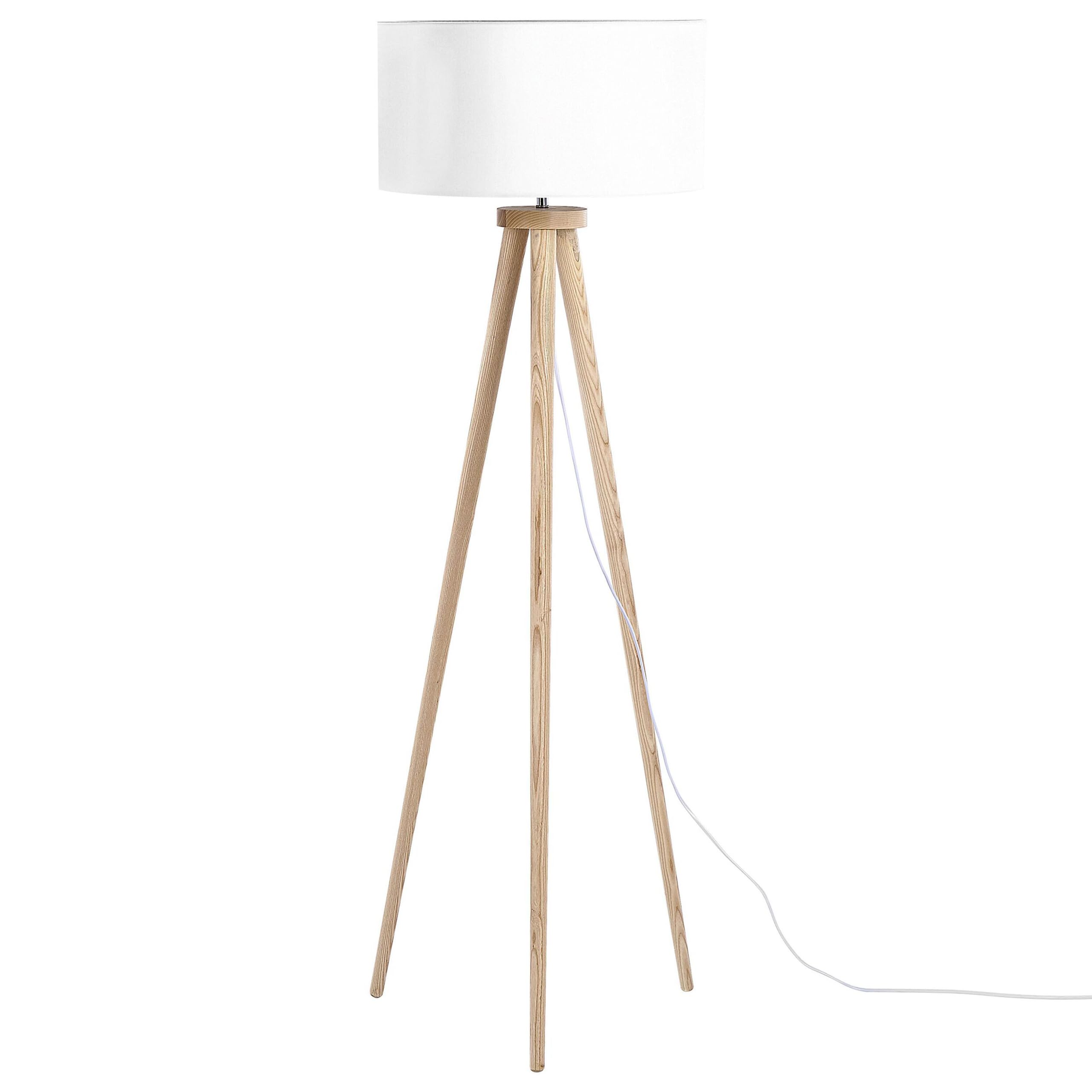 beliani-nitra-stehlampe-stoff-holz-wei image 4