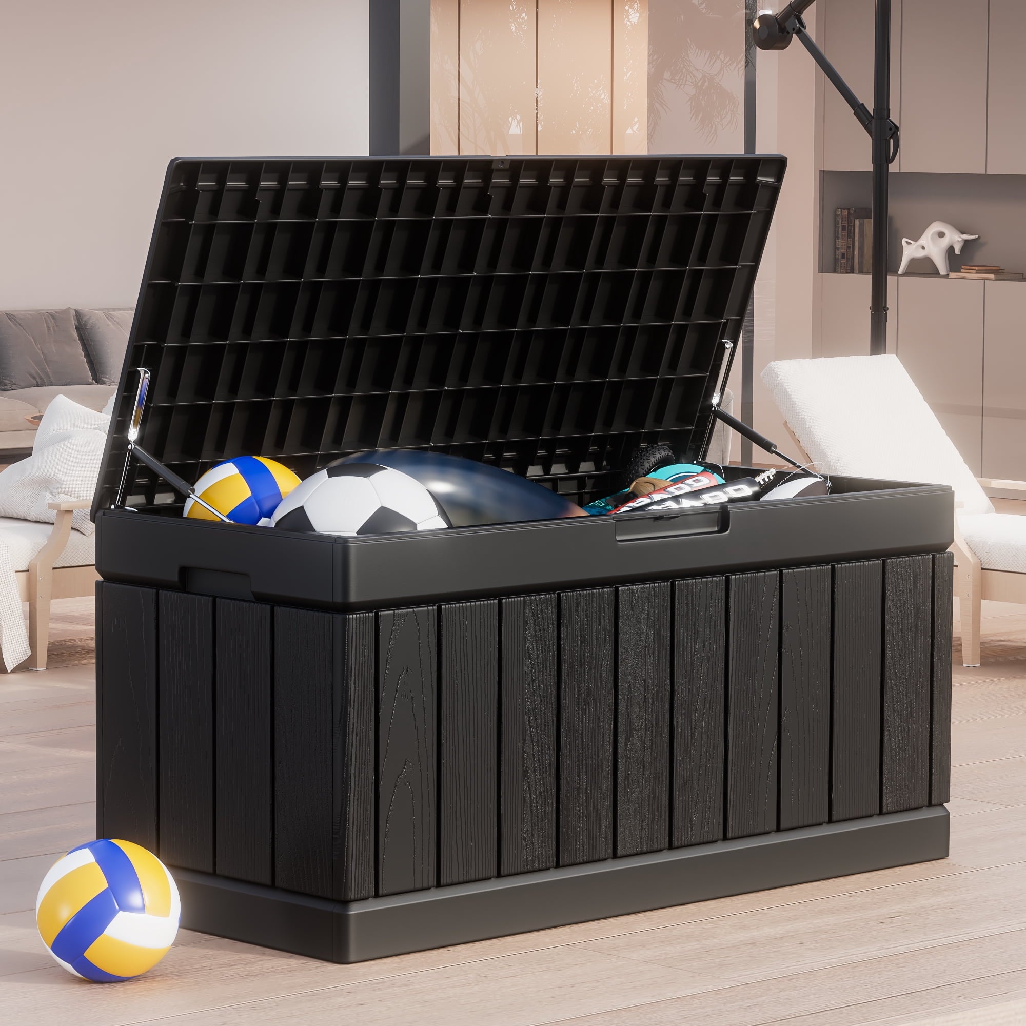 homall-patio-furniture-deck-box-gartenbox-310l-braun image 5
