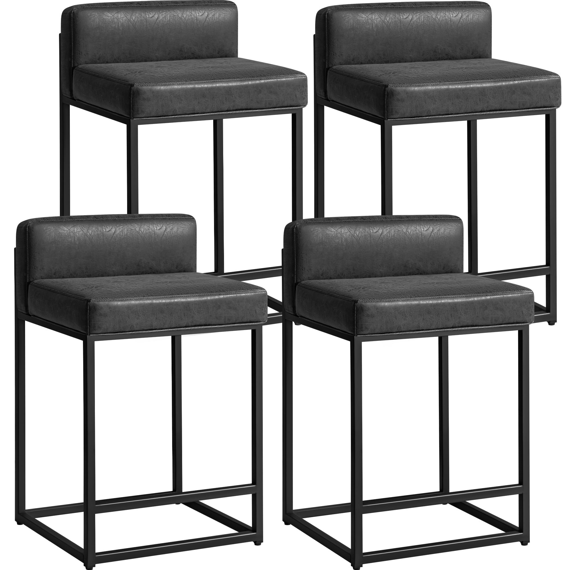 homall-bar-stool-barhocker-2er-set-schwarz-mit-lehne image 8