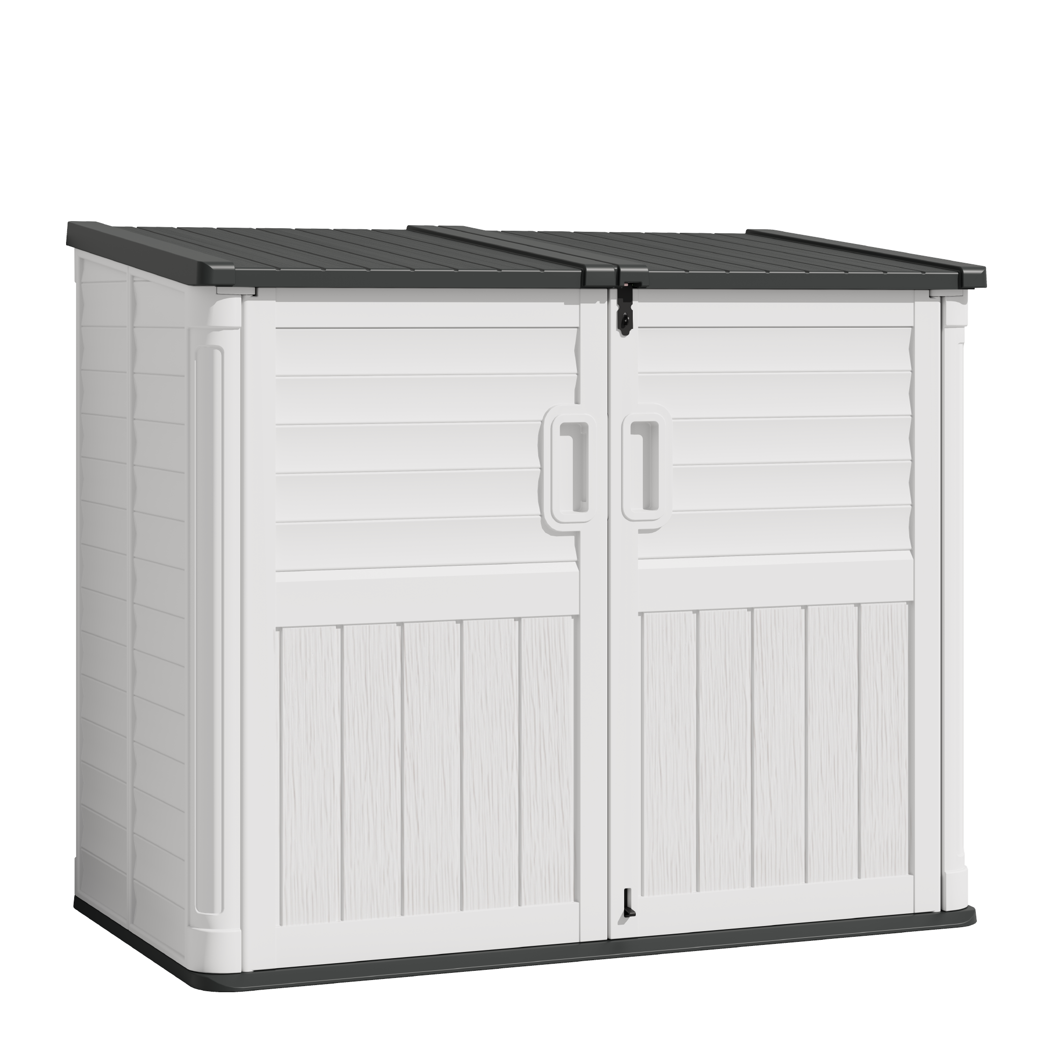 homall-metal-shed-ger-tehaus-beige-1000-liter-wetterfest image 1