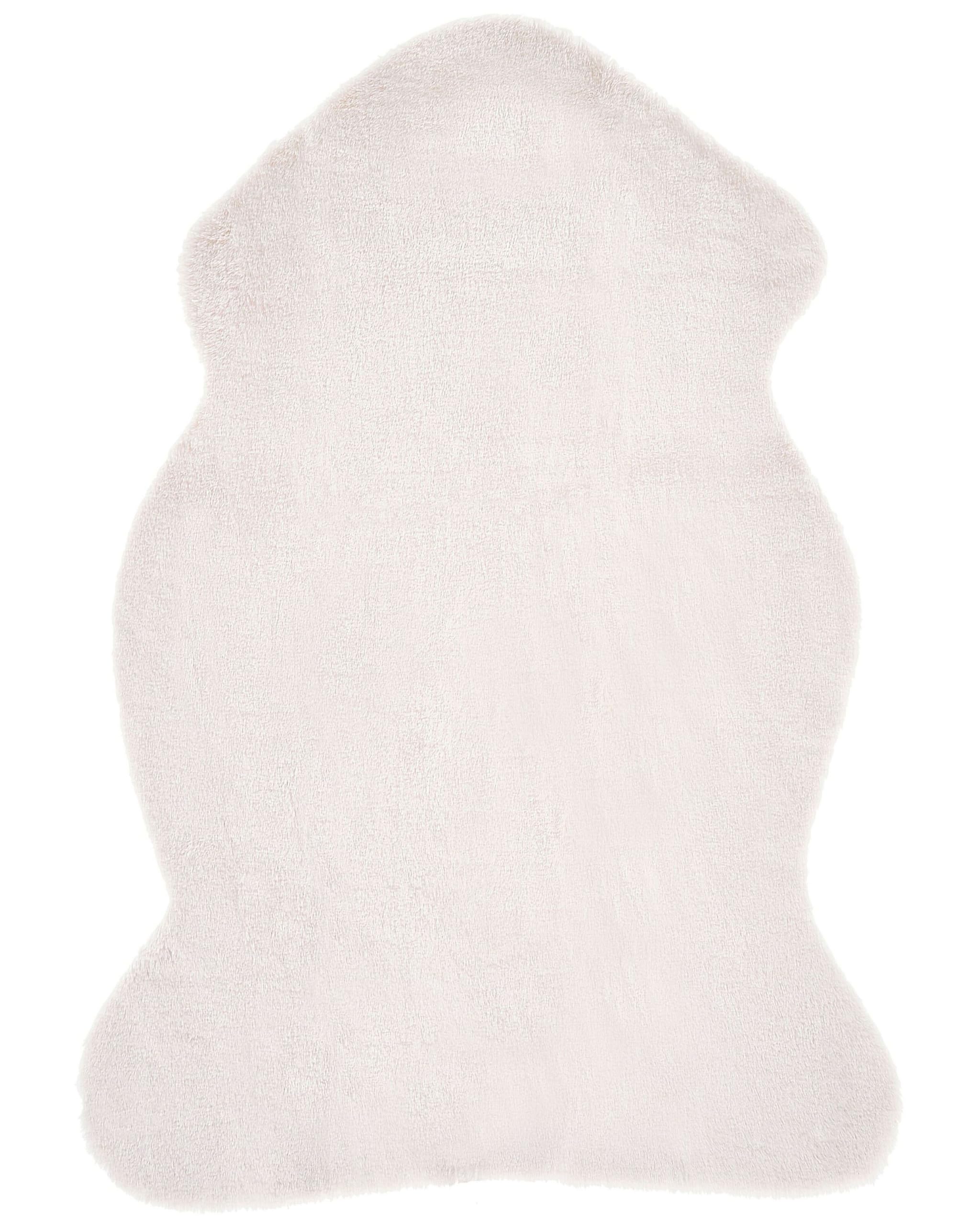 beliani-undara-kunstfell-teppich-hellgrau-60-x-90-cm-kaninchen image 7