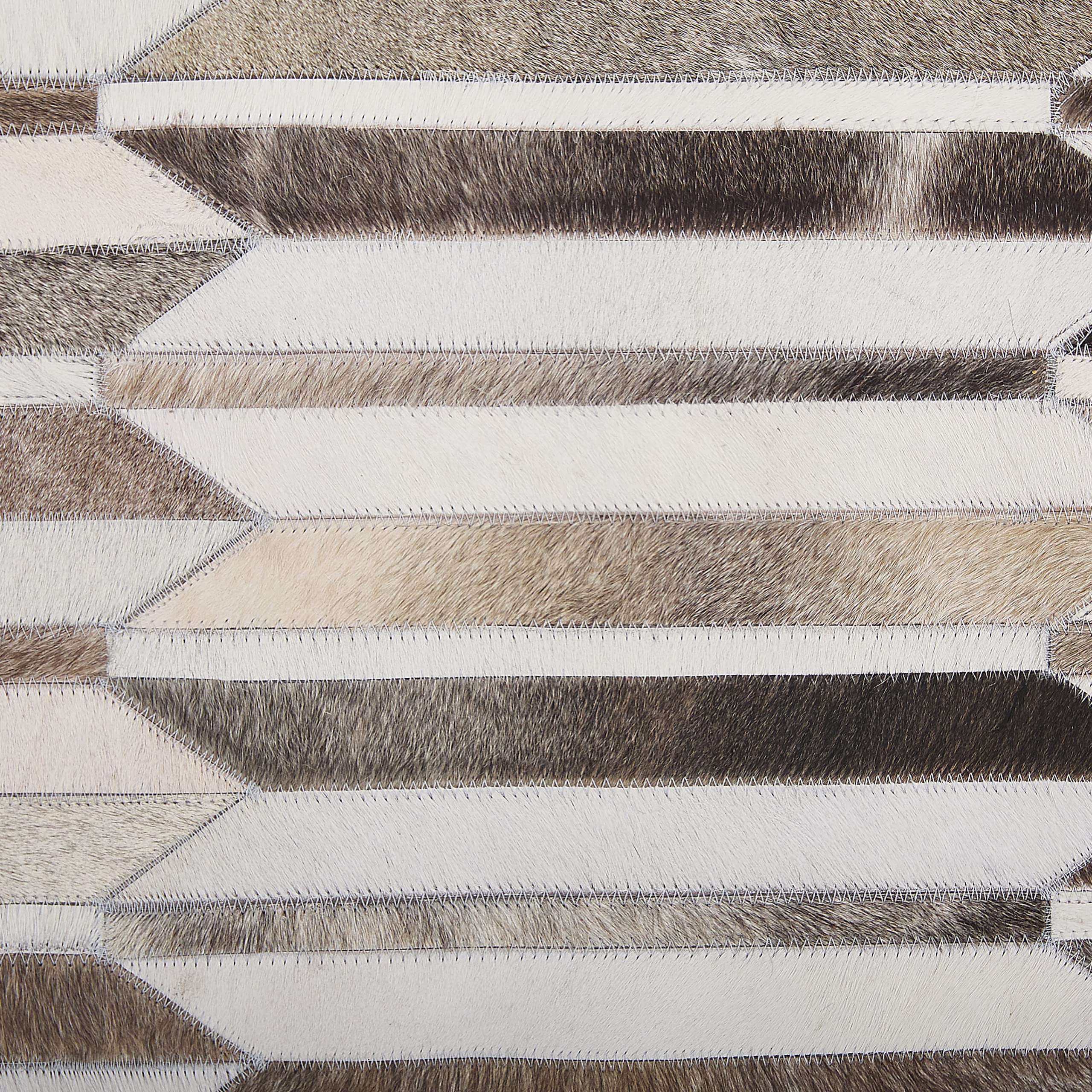 beliani-kulalar-leder-teppich-140x200-cm-beige-braun-patchwork image 4