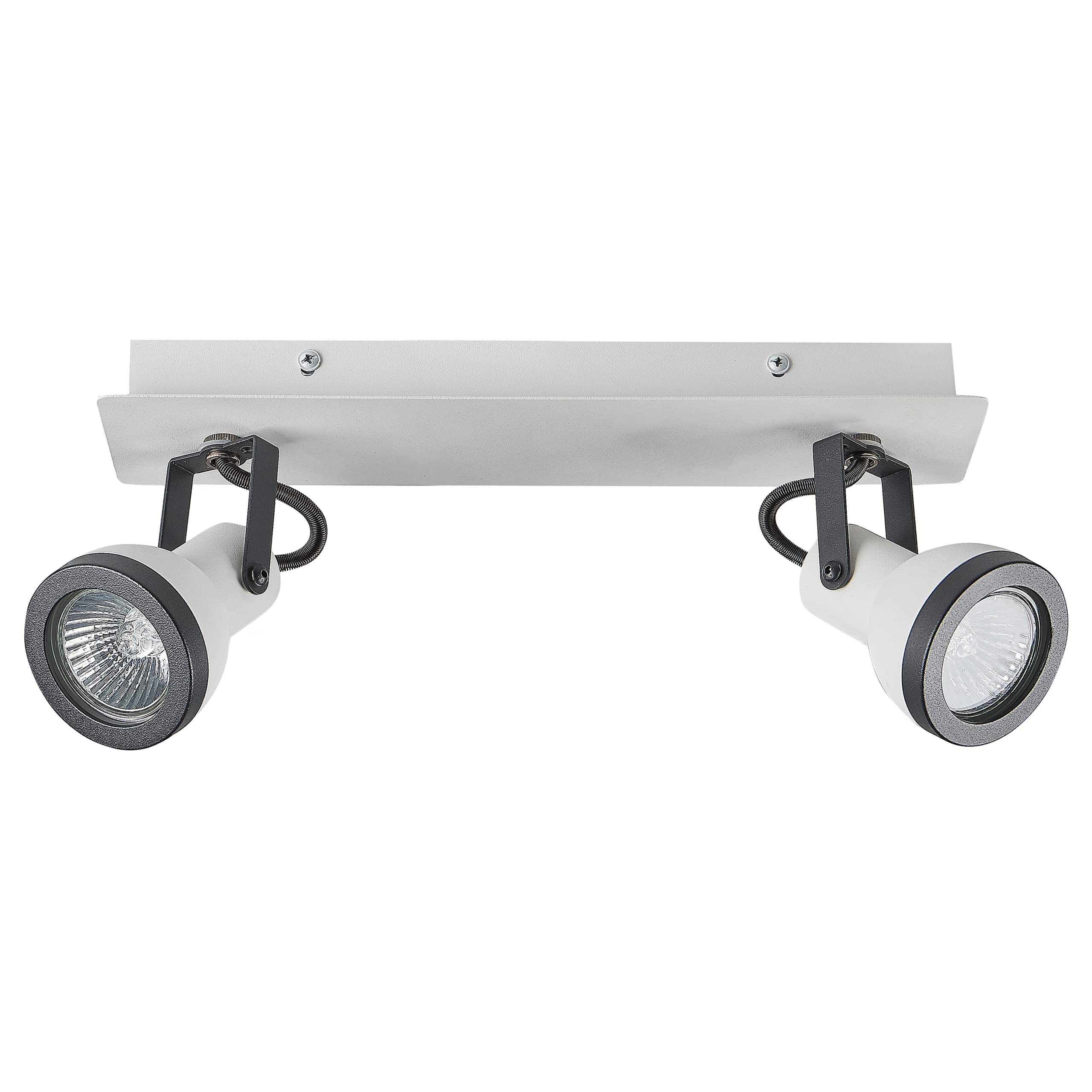 beliani-baro-deckenlampe-2-flammig-wei-schwarz-metall image 6