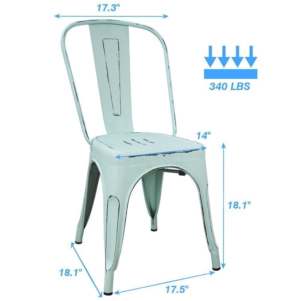 homall-modern-dining-chair-essstuhl-4er-set-blau-stapelbar image 6