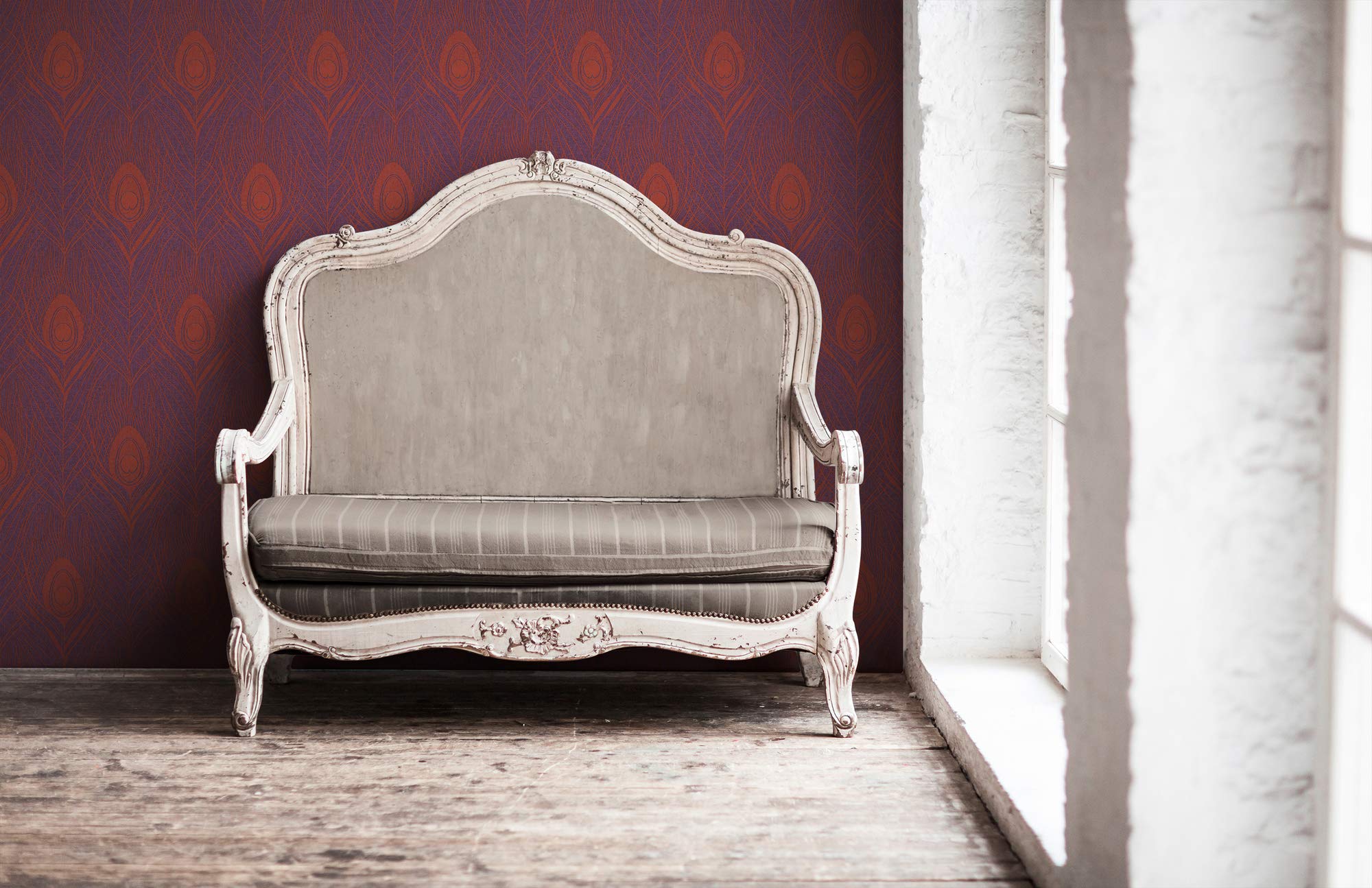 a-s-cr-ation-absolutely-chic-36971-5-vliestapete-feder-rot-lila image 6