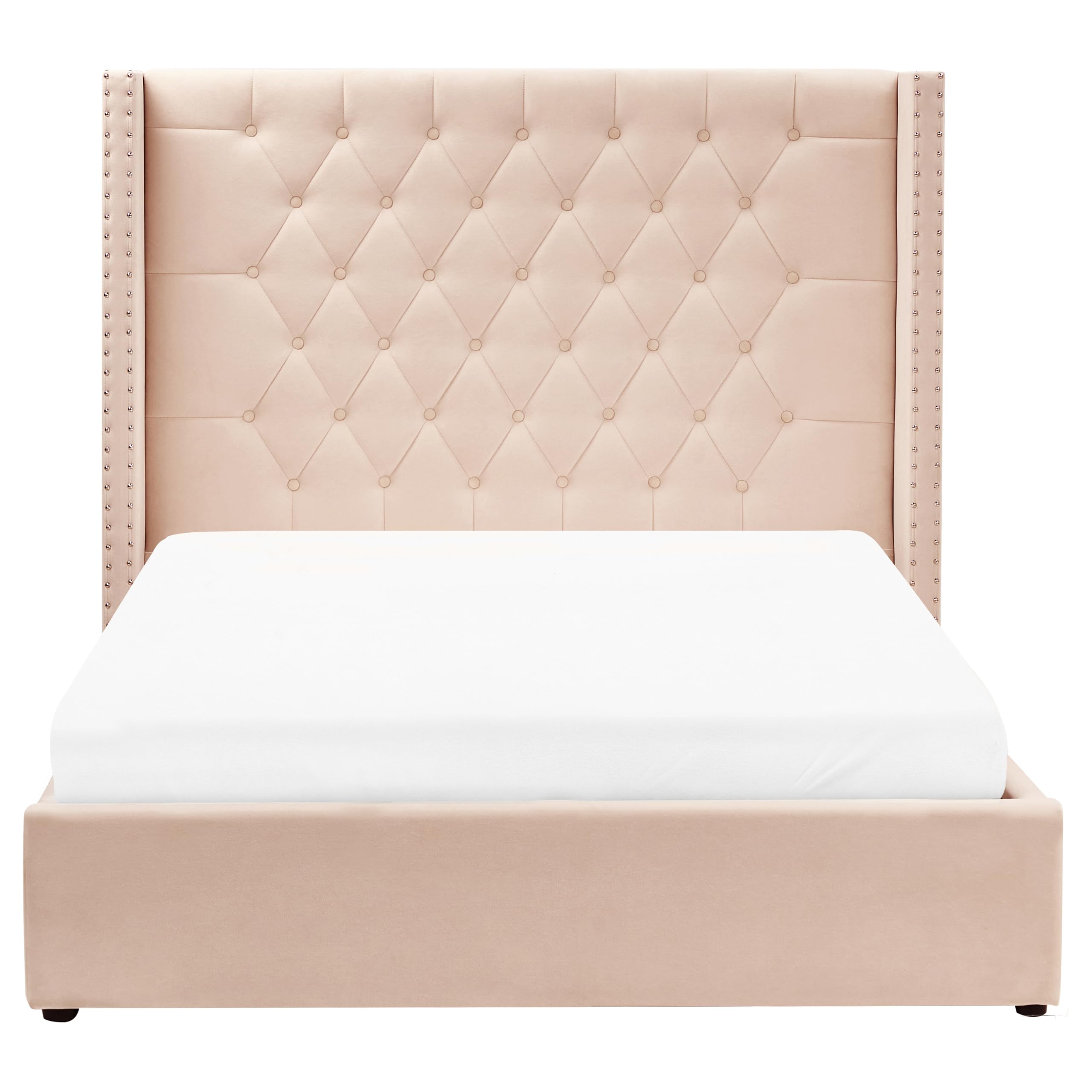 beliani-lubbon-polsterbett-140x200-beige-samt-mit-bettkasten image 6