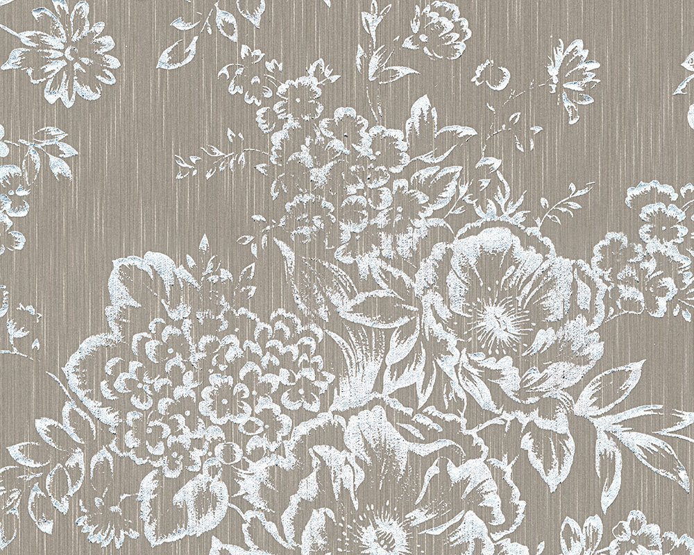 a-s-cr-ation-metallic-silk-306574-textiltapete-braun-floral image 3