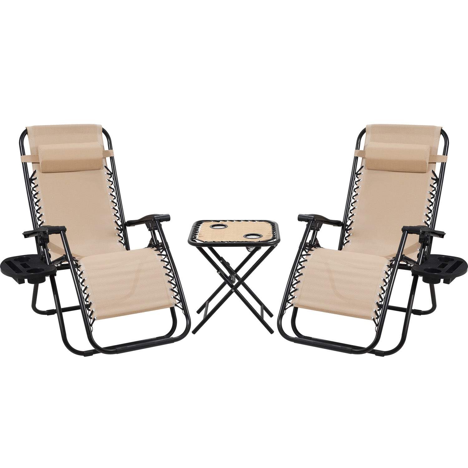 homall-patio-liegestuhl-3er-set-beige-zero-gravity-mit-tisch image 3