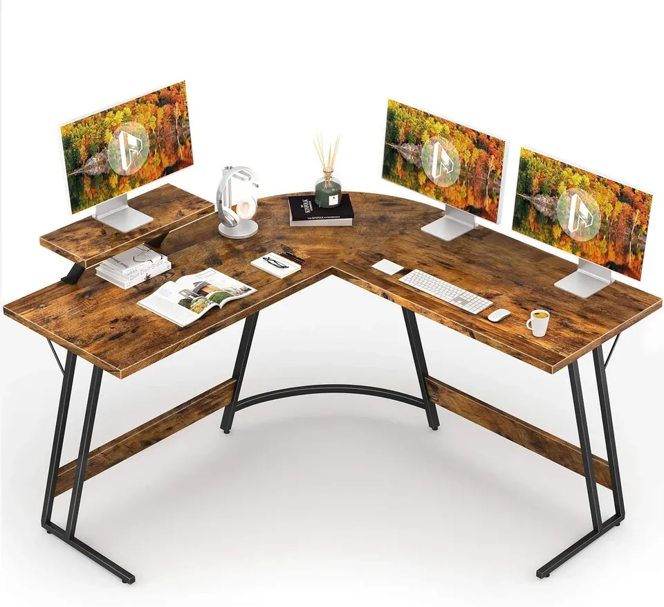 homall-gaming-desk-eckschreibtisch-l-form-mit-monitorst-nder image 1