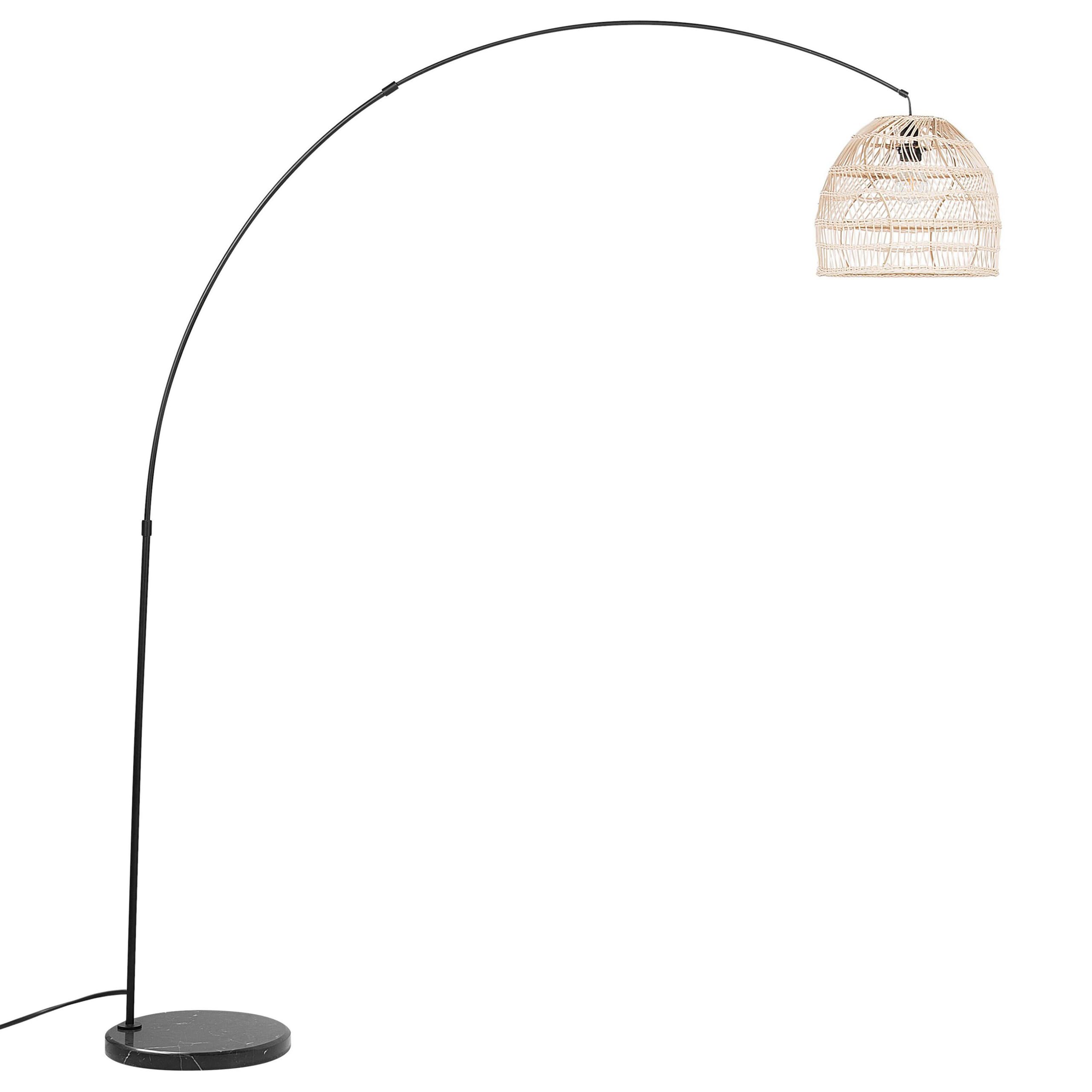 beliani-guaviare-stehleuchte-195-cm-sandbeige-rattan image 4
