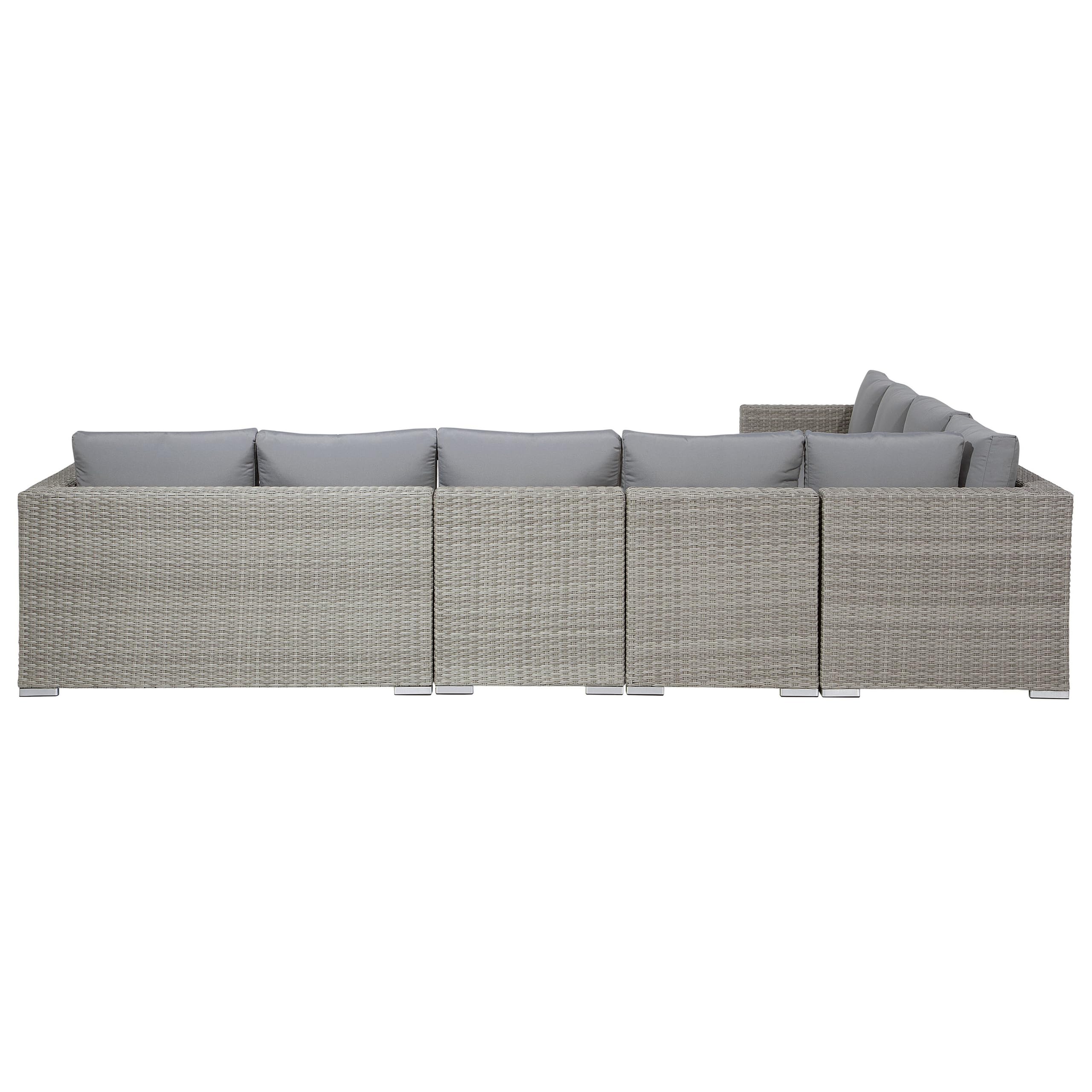 beliani-gartenlounge-polyrattan-grau-xxl-8-personen image 7