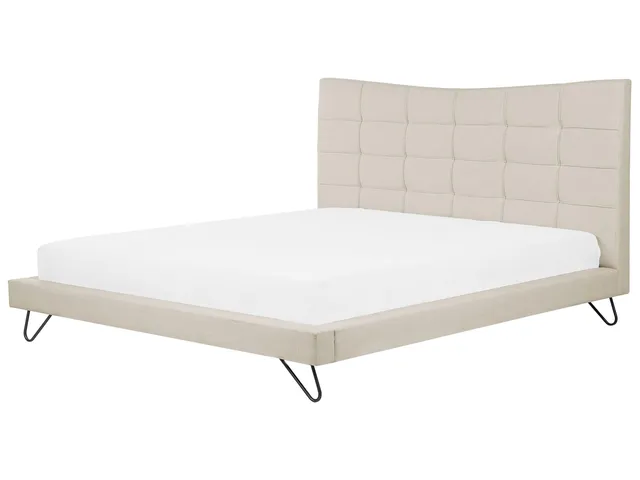 beliani-lannion-polsterbett-180x200-beige-leinenoptik image 1