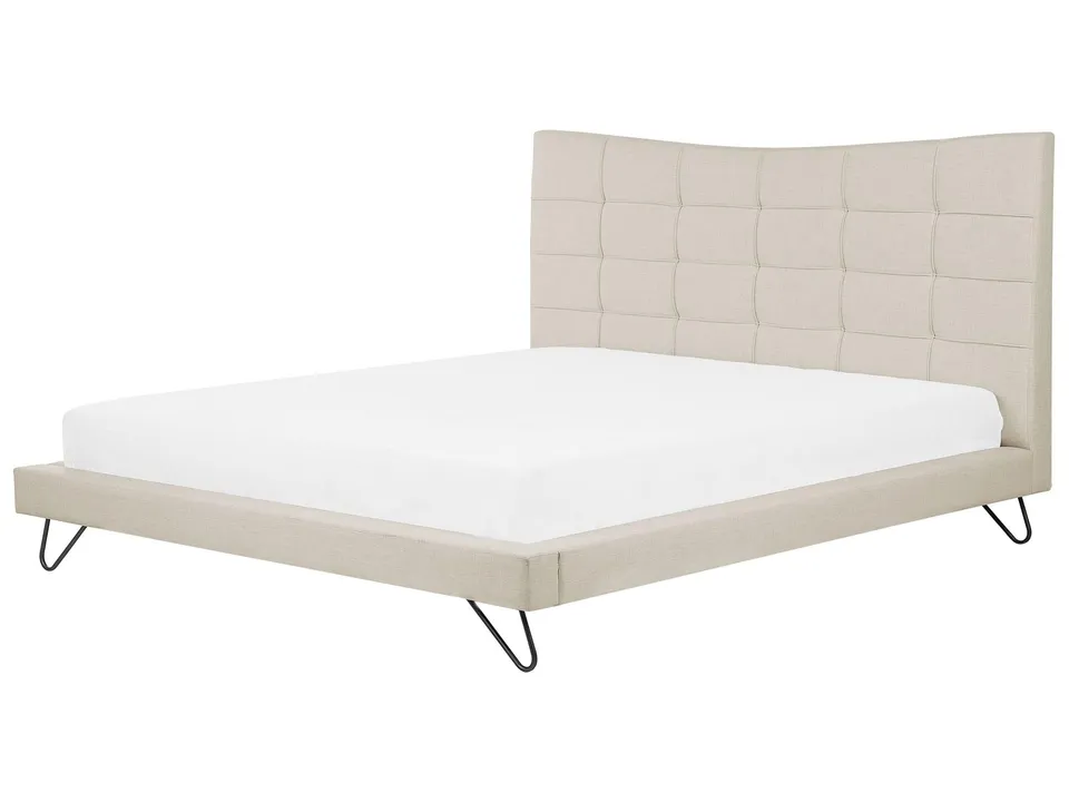 beliani-lannion-polsterbett-180x200-beige-leinenoptik image 1