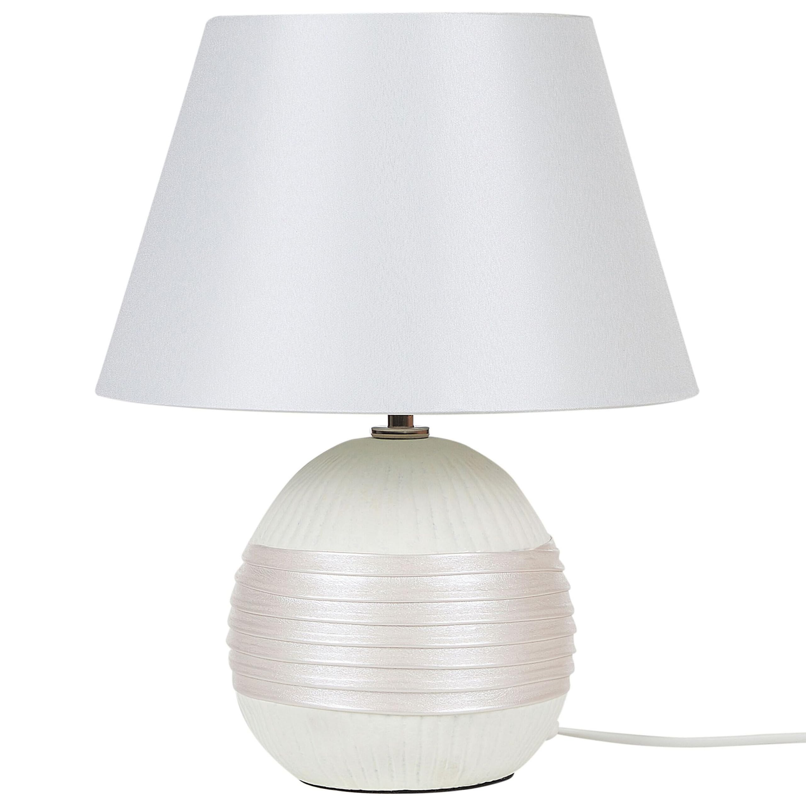 beliani-sado-tischlampe-keramik-cremewei-37-cm image 4