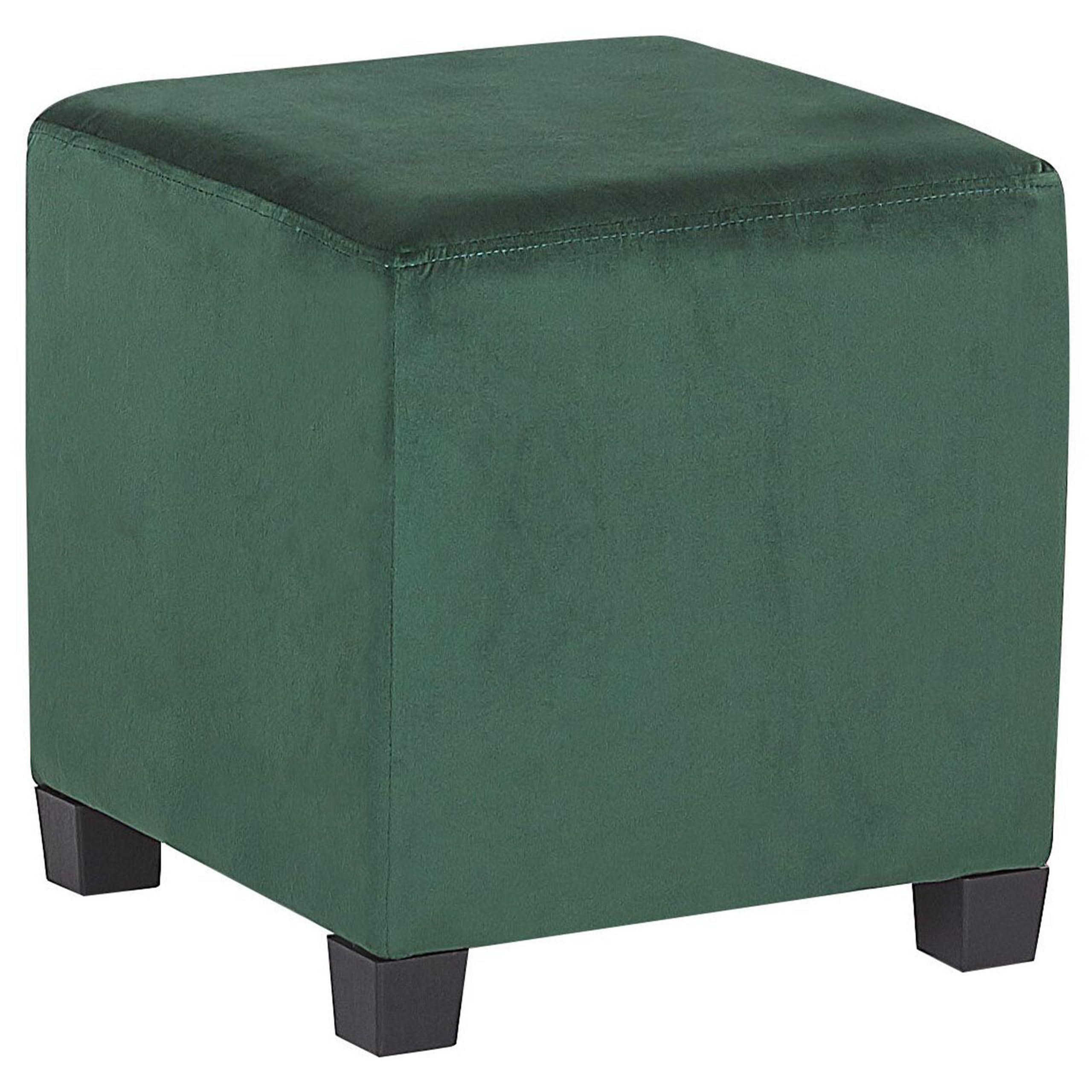 beliani-sandset-sessel-mit-hocker-samt-dunkelgr-n image 8