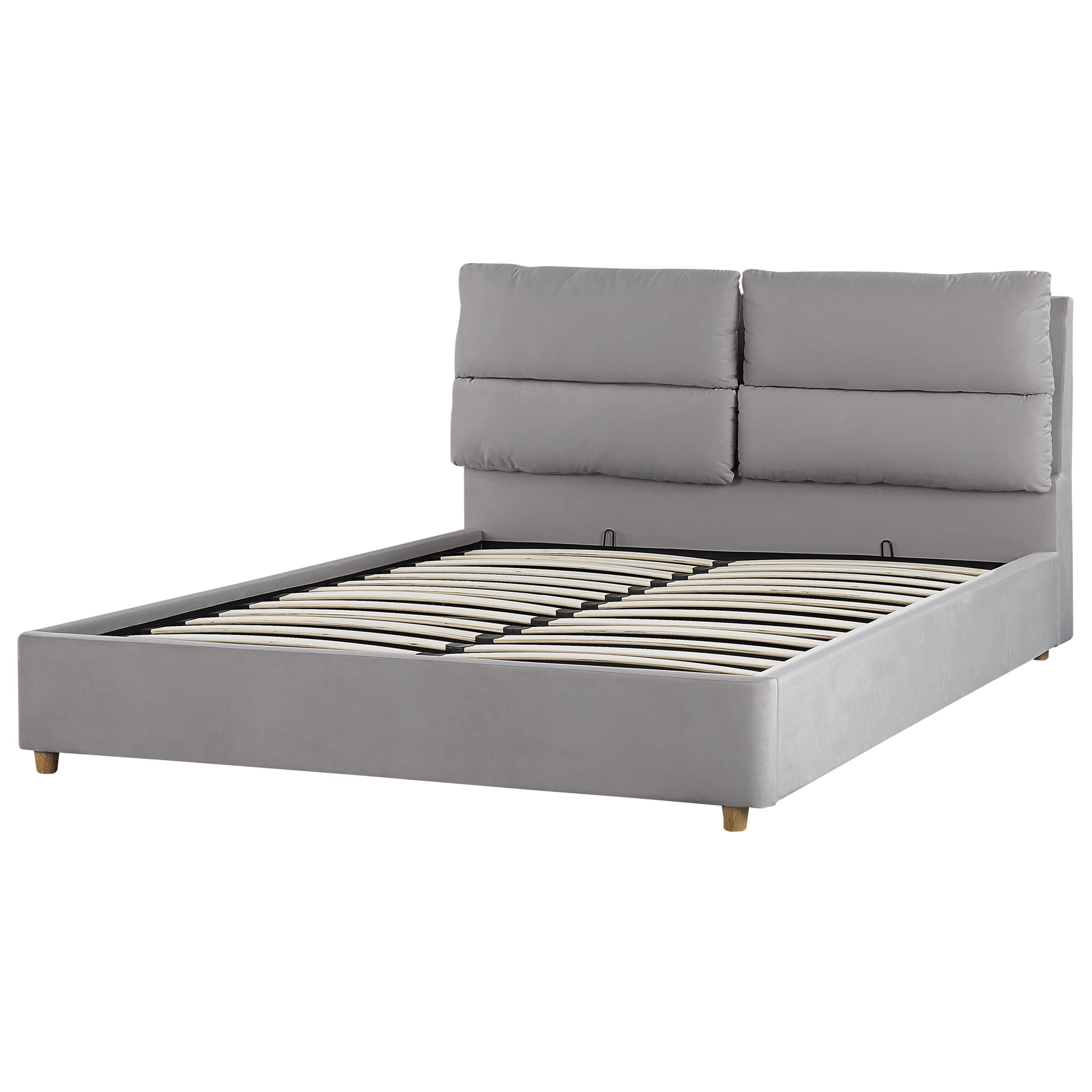 beliani-batilly-doppelbett-160x200-samt-hellgrau-bettkasten image 7