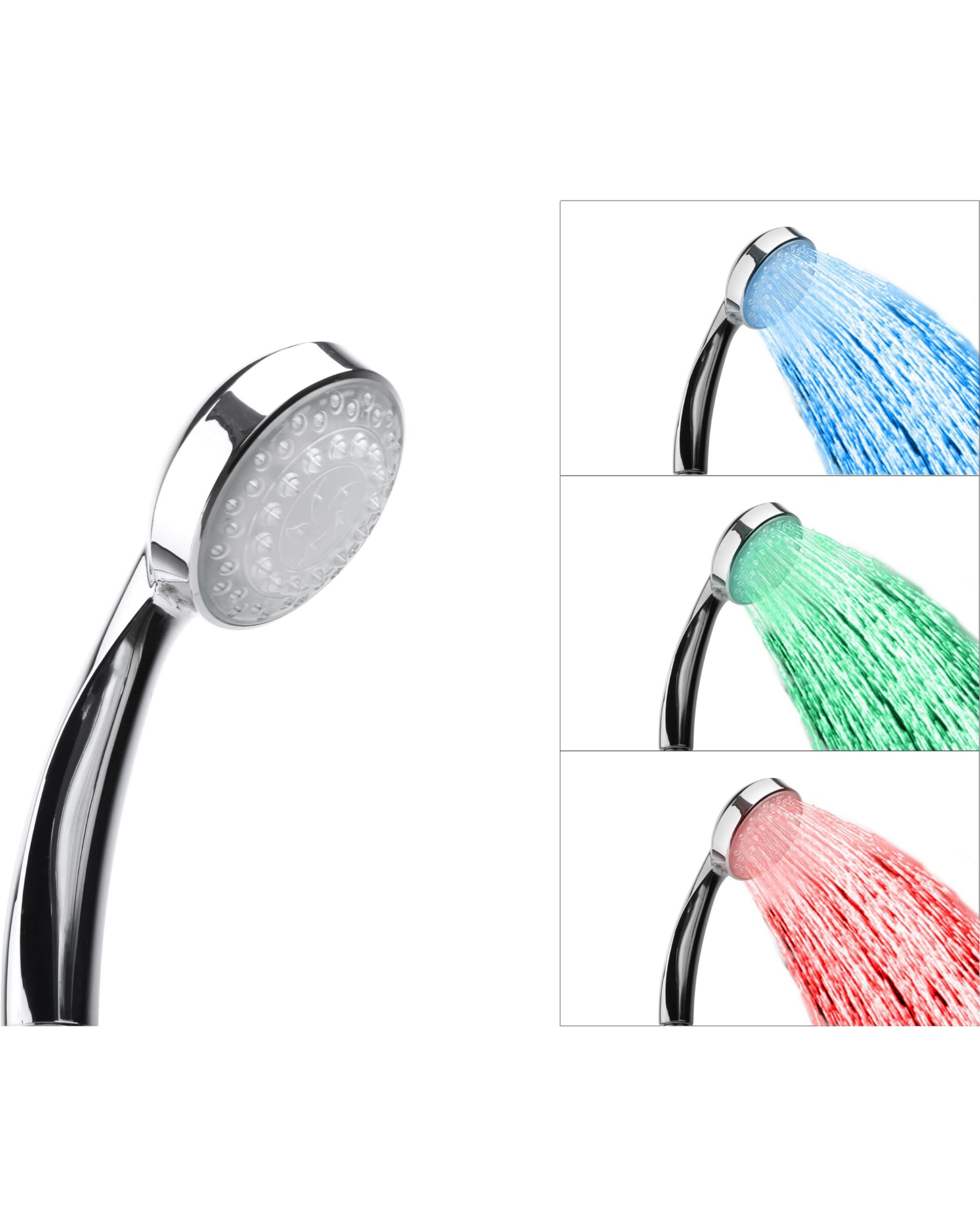 beliani-lordal-duschbrause-led-bunt-silber-kunststoff-handbrause image 1