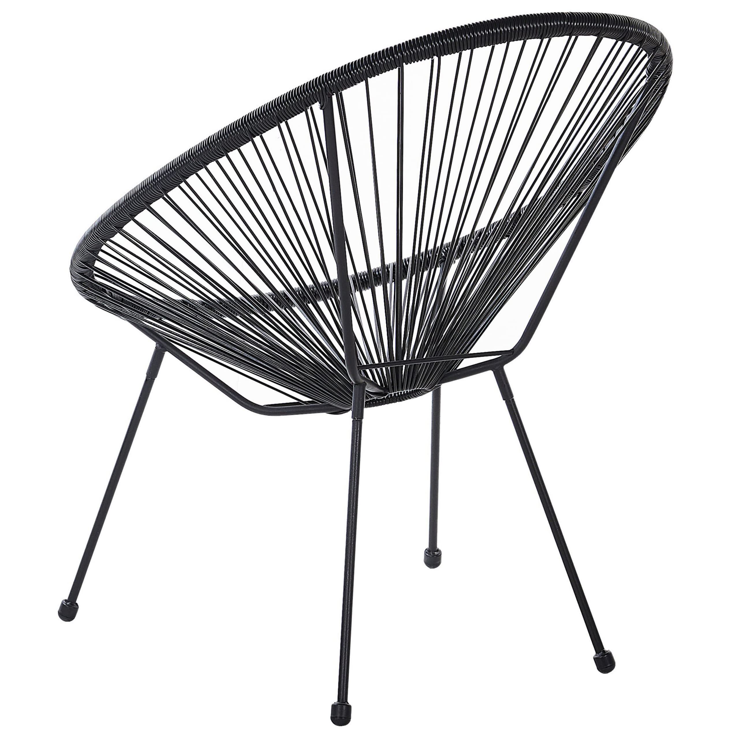 beliani-acapulco-balkonset-2-st-hle-tisch-rattan-schwarz image 8