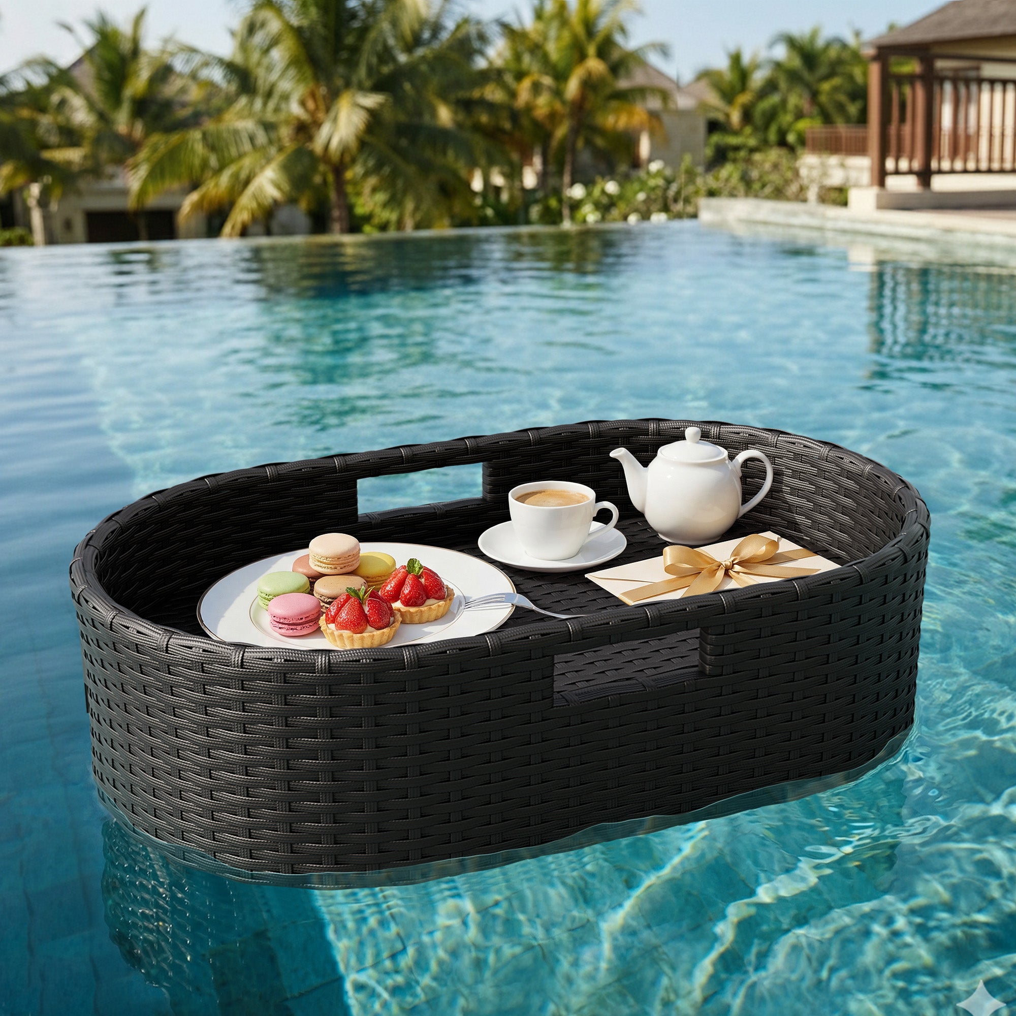 homall-patio-furniture-pool-tablett-rattan-schwarz-schwimmend image 3