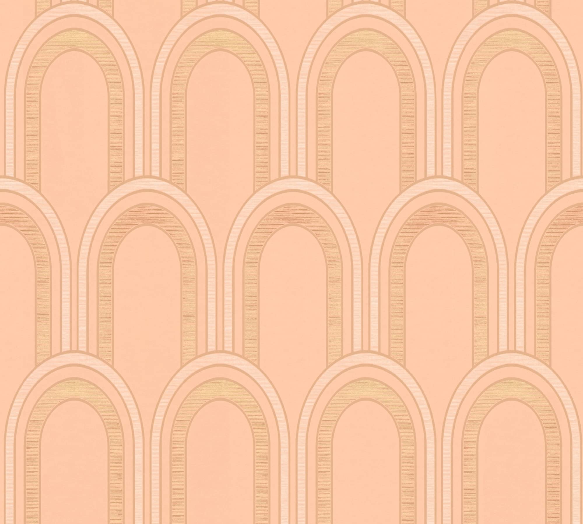 architects-paper-arcade-391761-vliestapete-art-d-co-orange-gold image 2