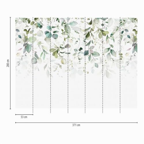 a-s-cr-ation-fototapete-blumen-gr-n-blau-wei-3-71x2-80-m image 6