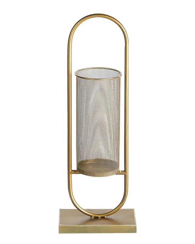 beliani-kerzenst-nder-oval-gold-53-cm-eisen-windlicht image 1
