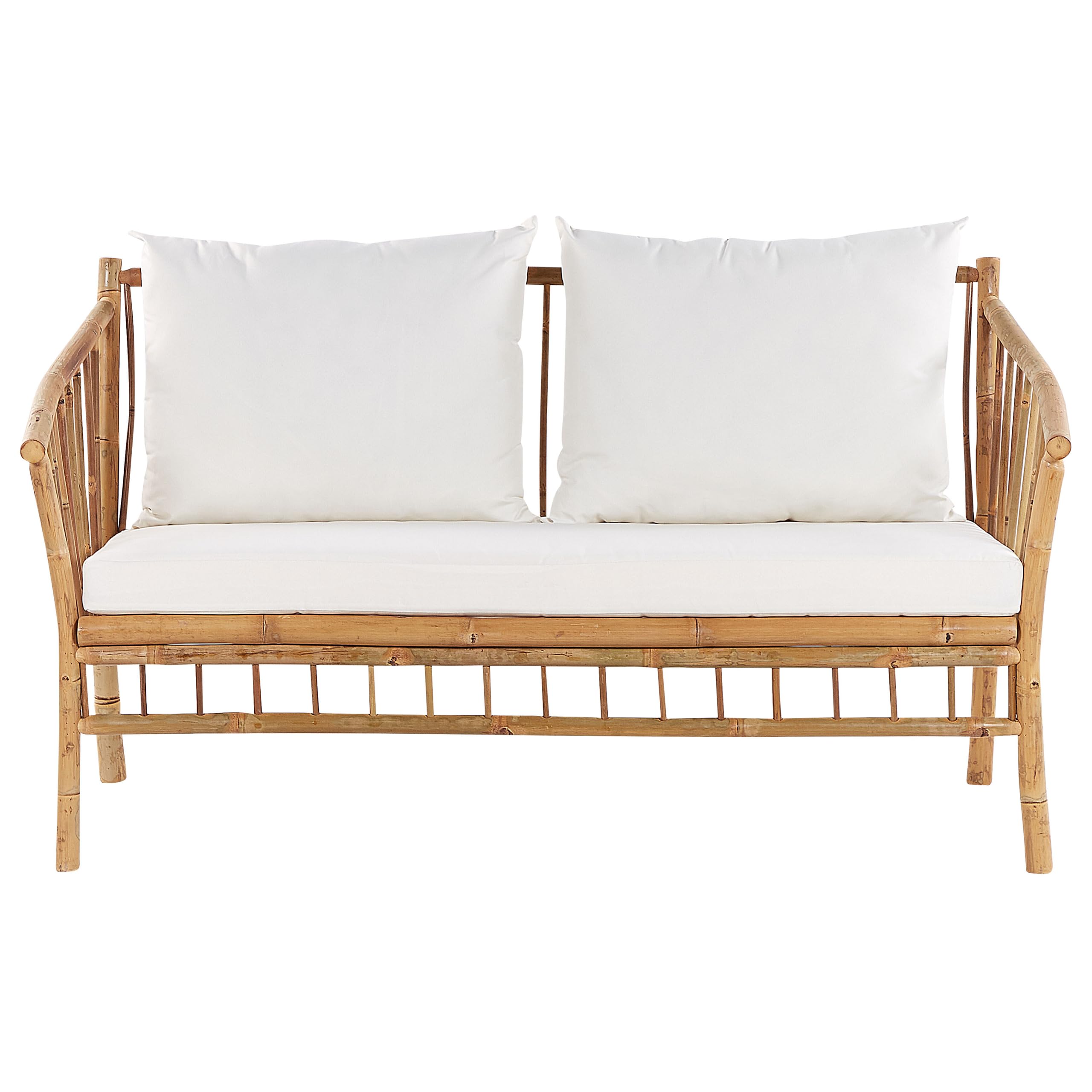 beliani-maggiore-lounge-set-bambus-4-teilig-auflagen-wei image 4