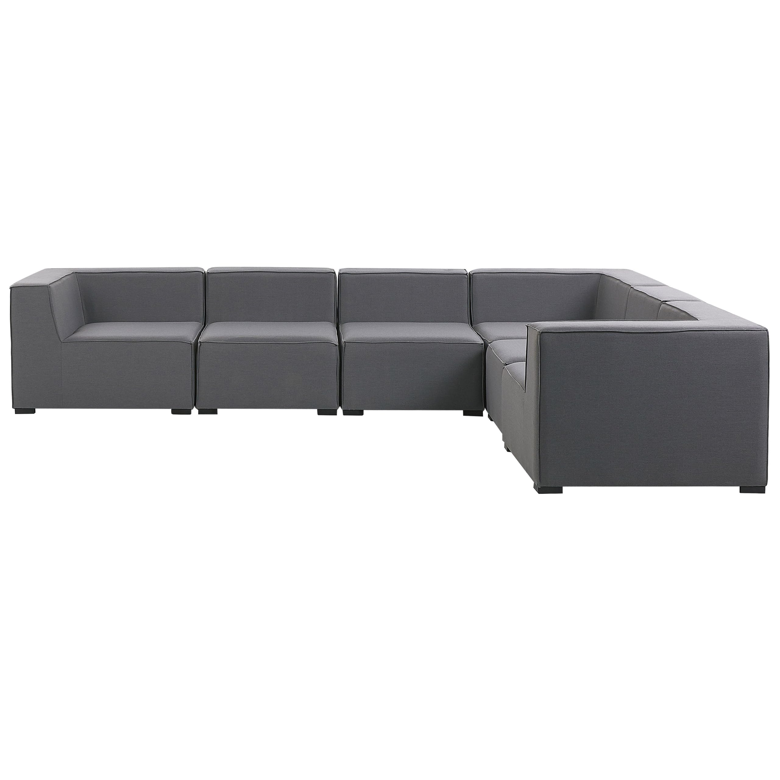 beliani-arezzo-lounge-set-7-teilig-grau-linksseitig-outdoor image 6