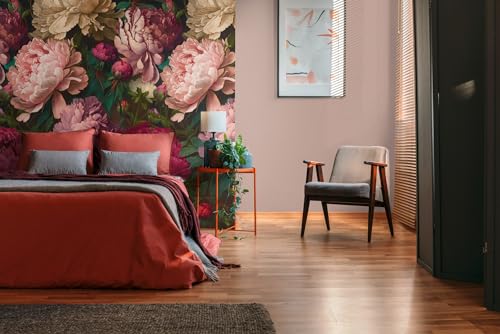 livingwalls-rosen-fototapete-rosa-pink-1-59x2-80m-vlies image 5
