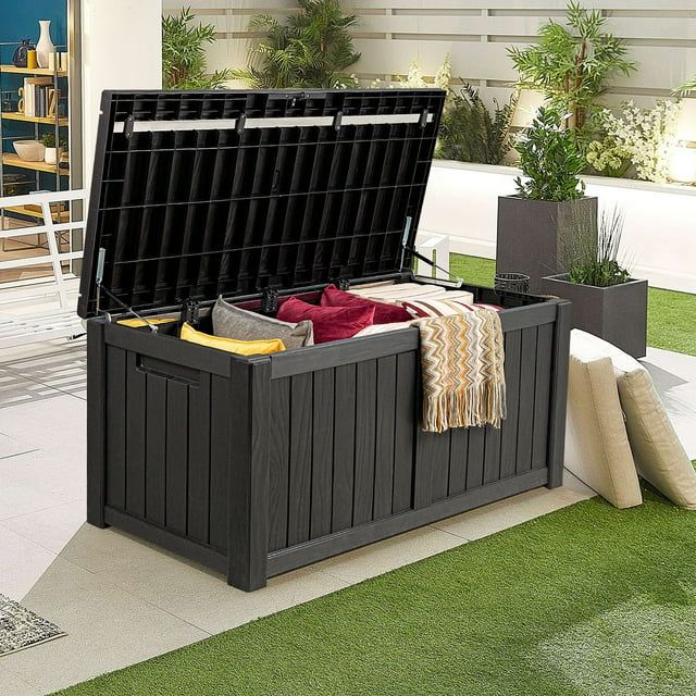 homall-patio-furniture-gartenbox-454l-schwarz-wetterfest image 3
