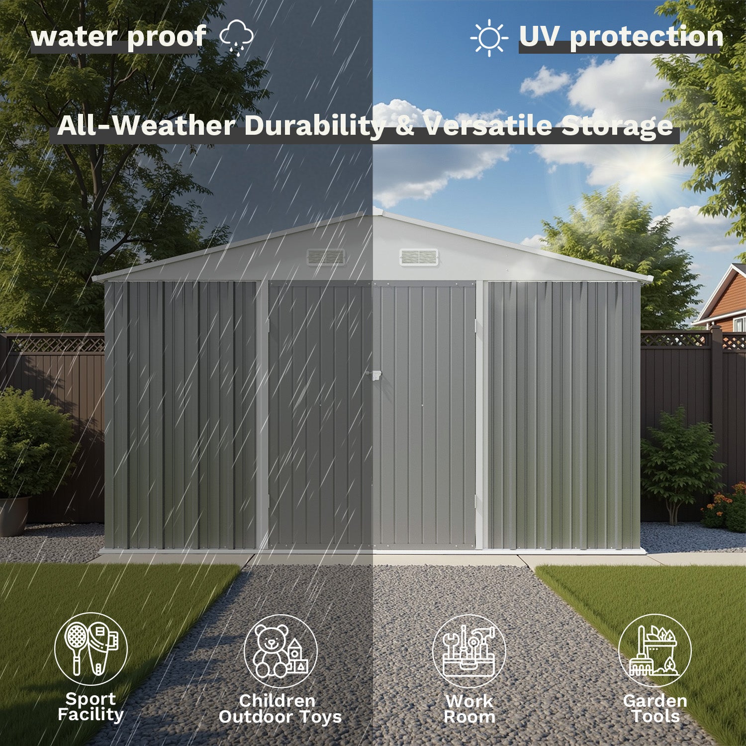 homall-metal-shed-ger-tehaus-metall-10x8-grau image 1