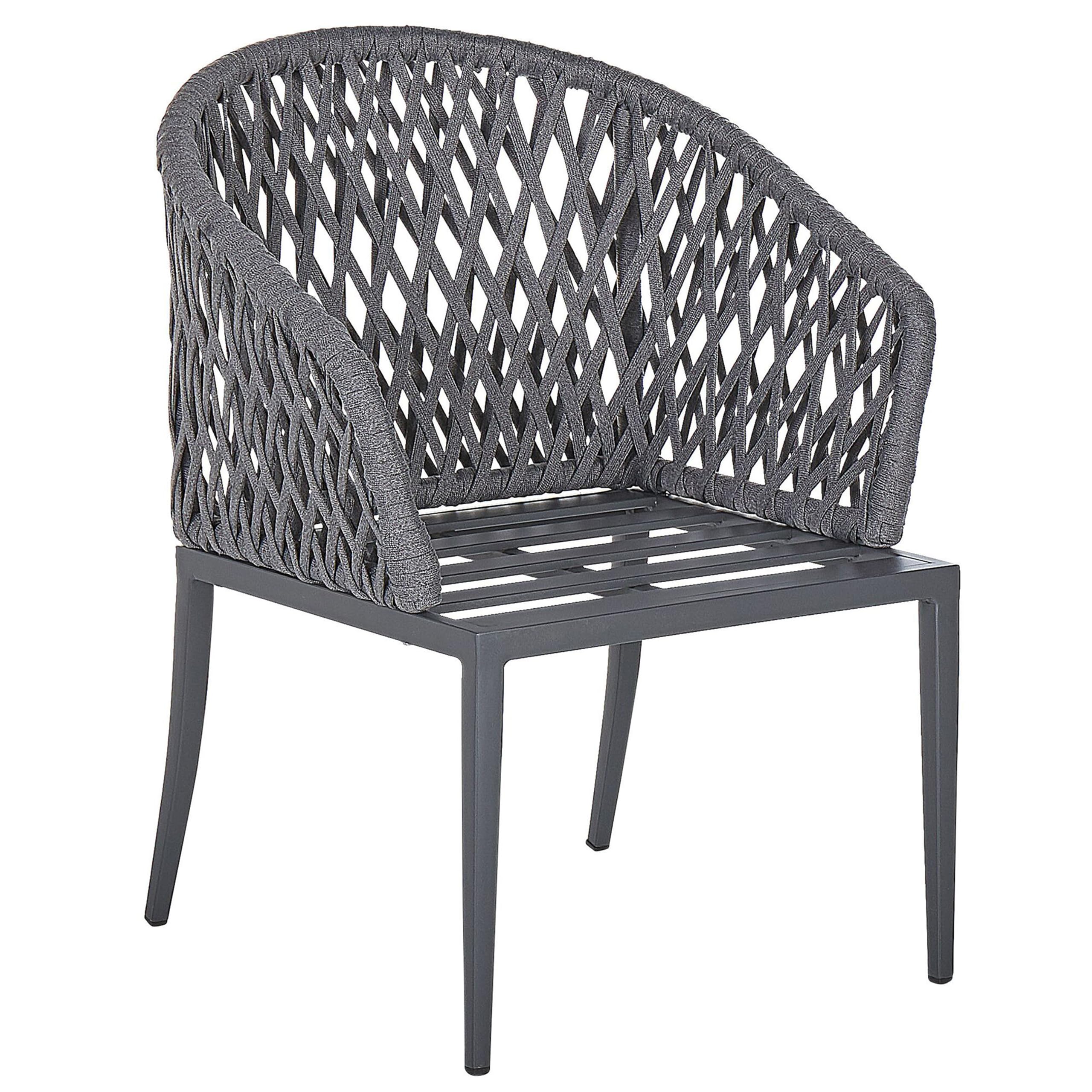 beliani-lipari-gartenm-bel-set-grau-alu-140x80-4-st-hle image 6