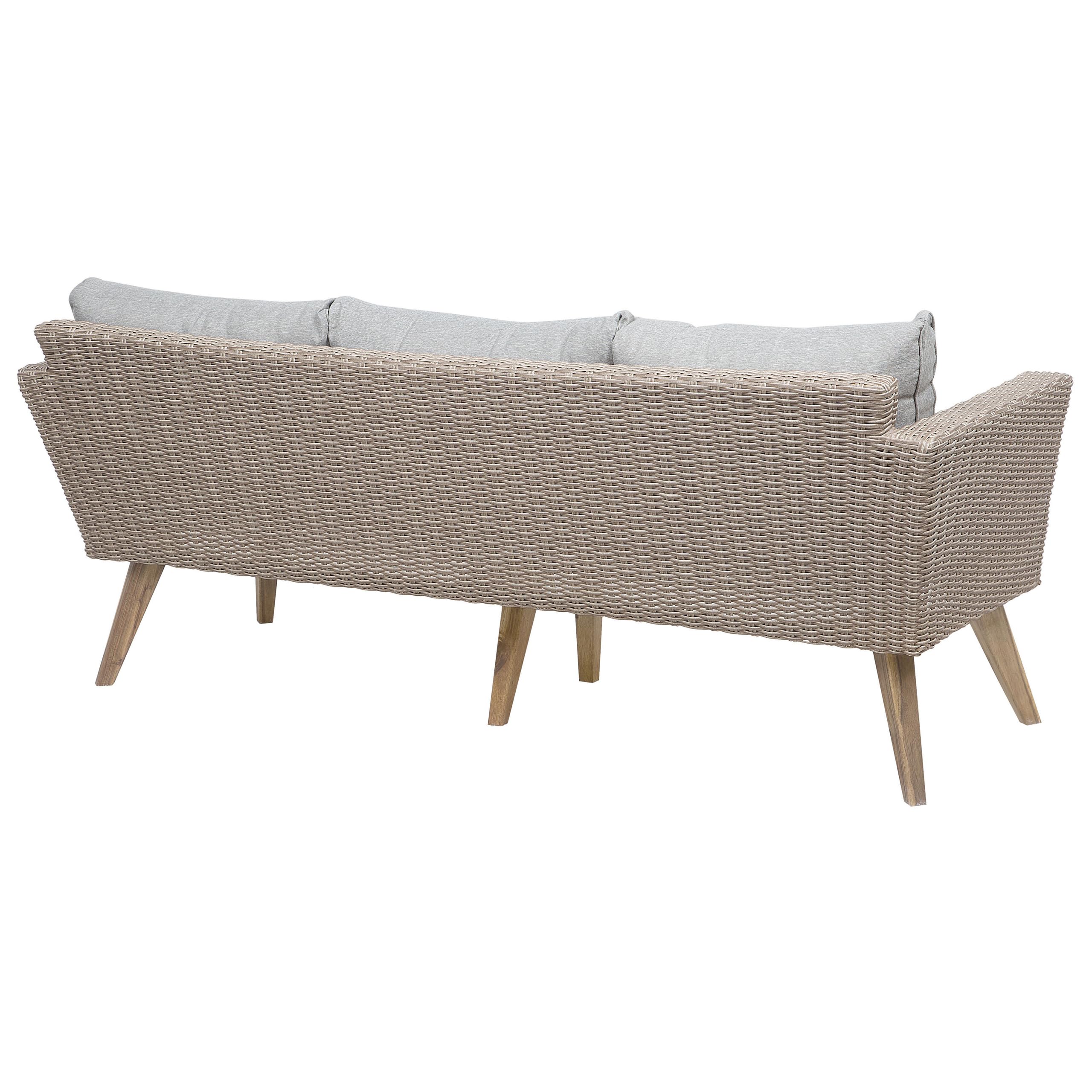 beliani-vittoria-xl-lounge-set-5-sitzer-rattan-braun-grau-4-tlg image 7