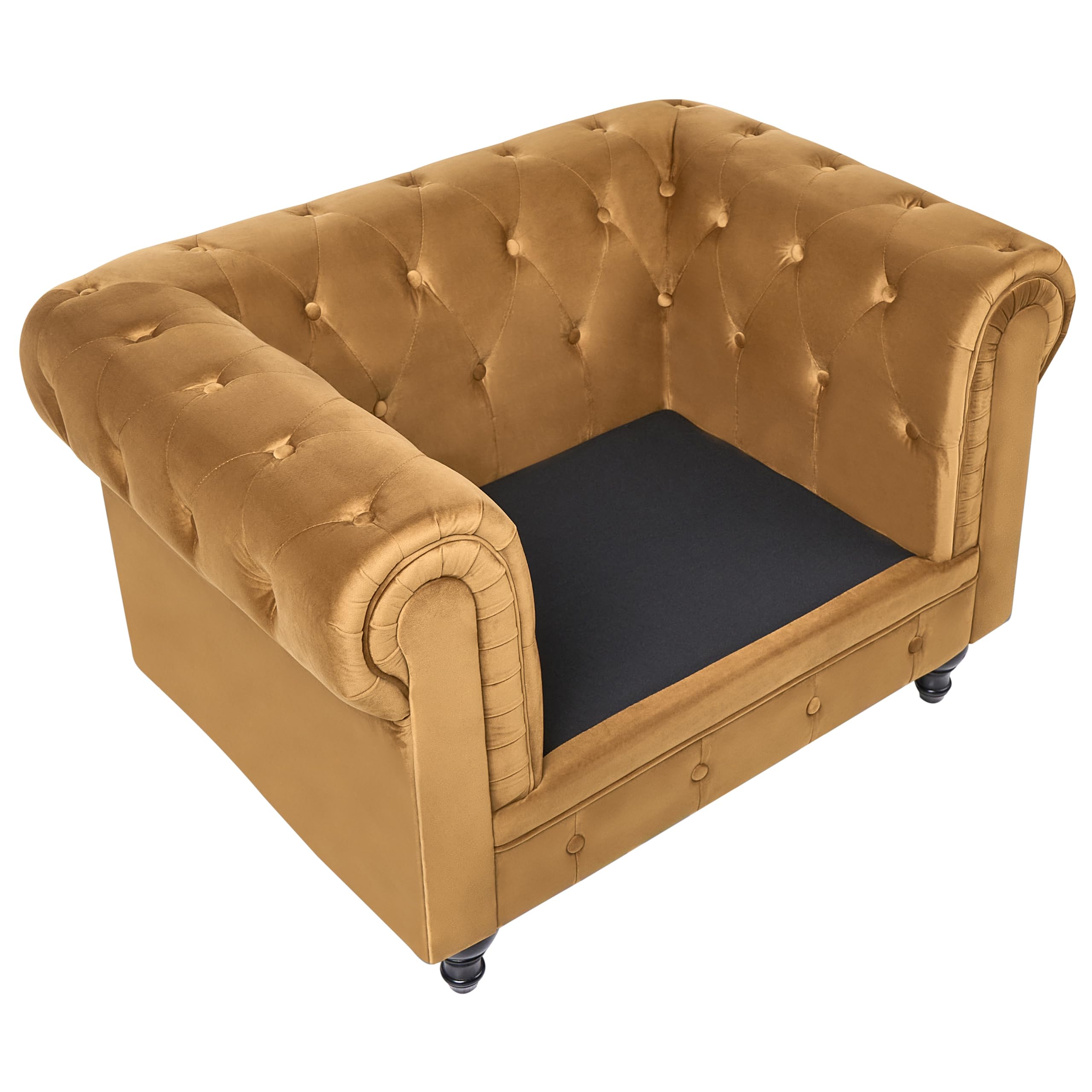 beliani-chesterfield-sessel-samt-senfgelb-englisch image 7