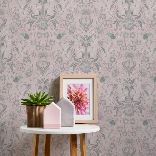 a-s-cr-ation-maison-charme-390752-vliestapete-rosa-grau image 1