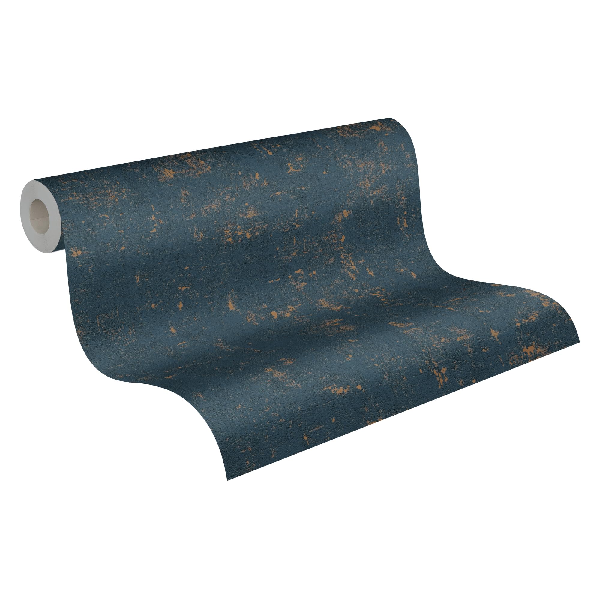 a-s-cr-ation-bast-vliestapete-dunkelblau-gold-10-05x0-53m image 1