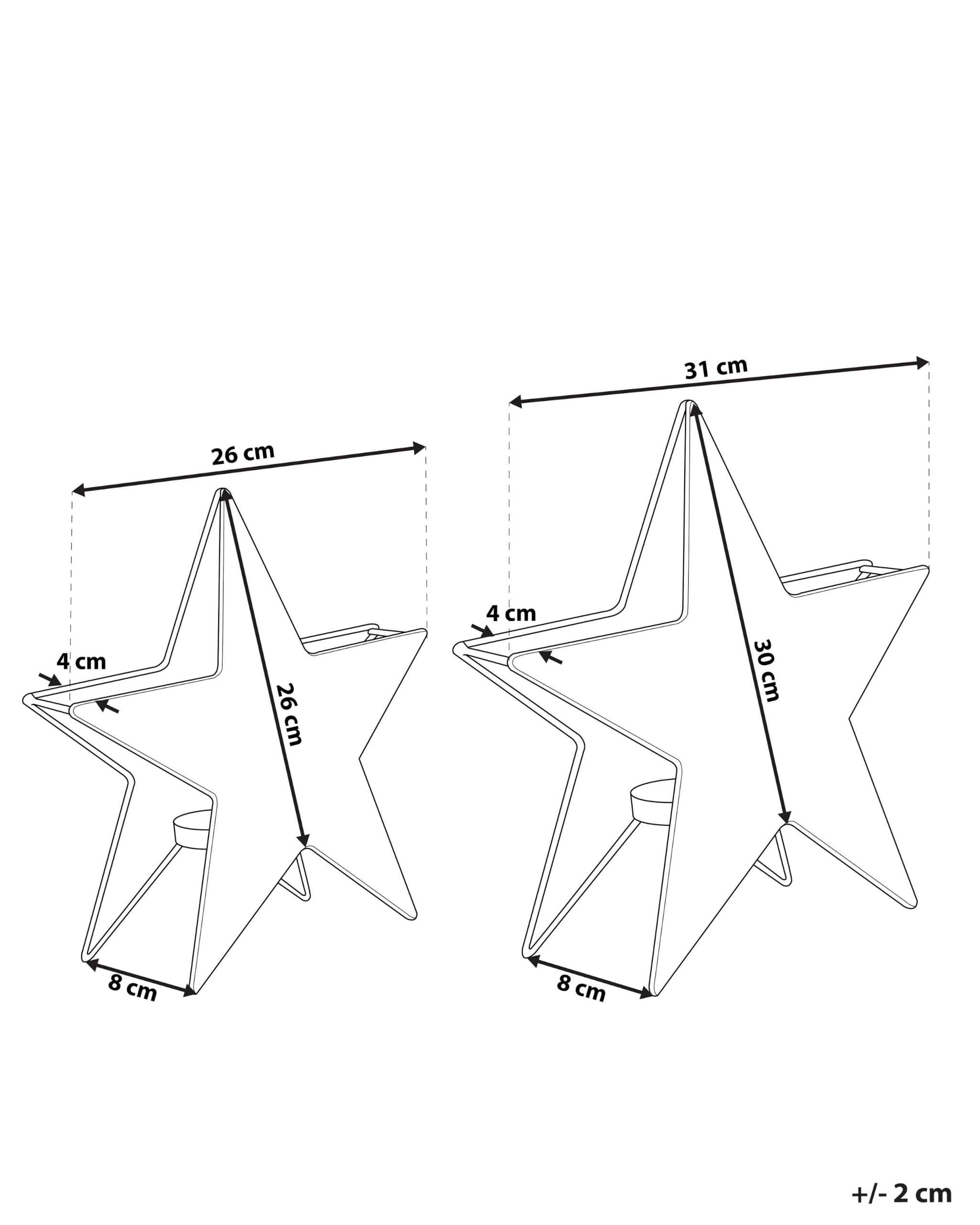 beliani-tornio-kerzenst-nder-sterne-2er-set-silber-metall image 3