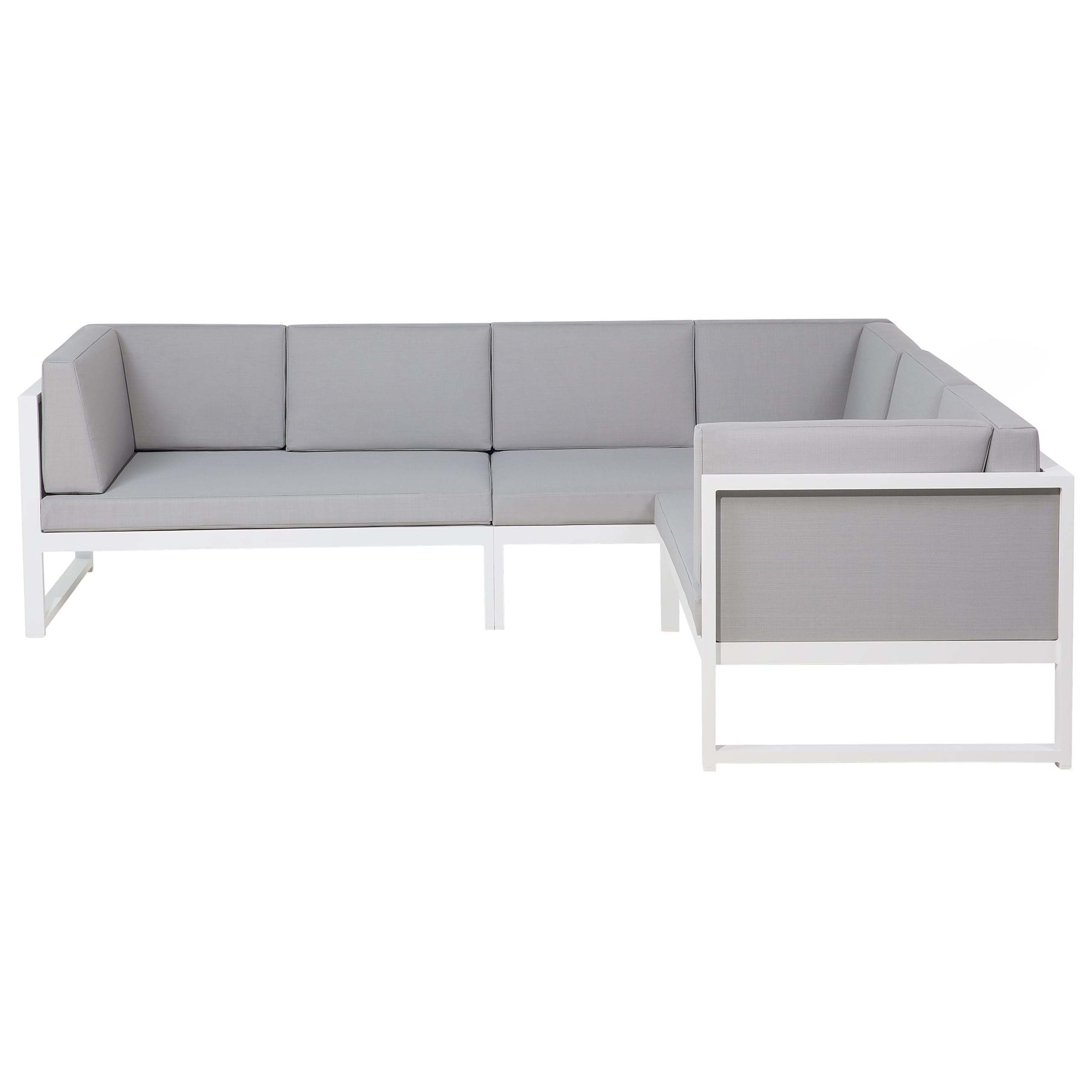 beliani-castella-lounge-set-aluminium-hellgrau-l-form image 4