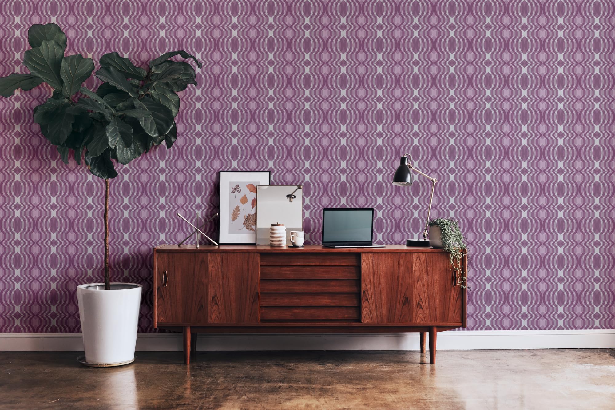 a-s-cr-ation-retro-chic-395343-vliestapete-lila-creme-8-5x0-53-m image 4