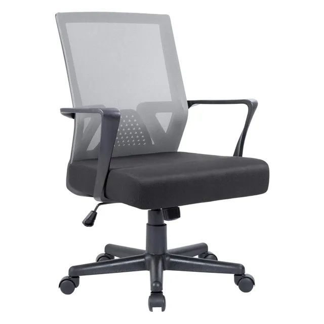 homall-office-mesh-chair-b-rostuhl-schwarz-netz-mit-armlehnen image 1