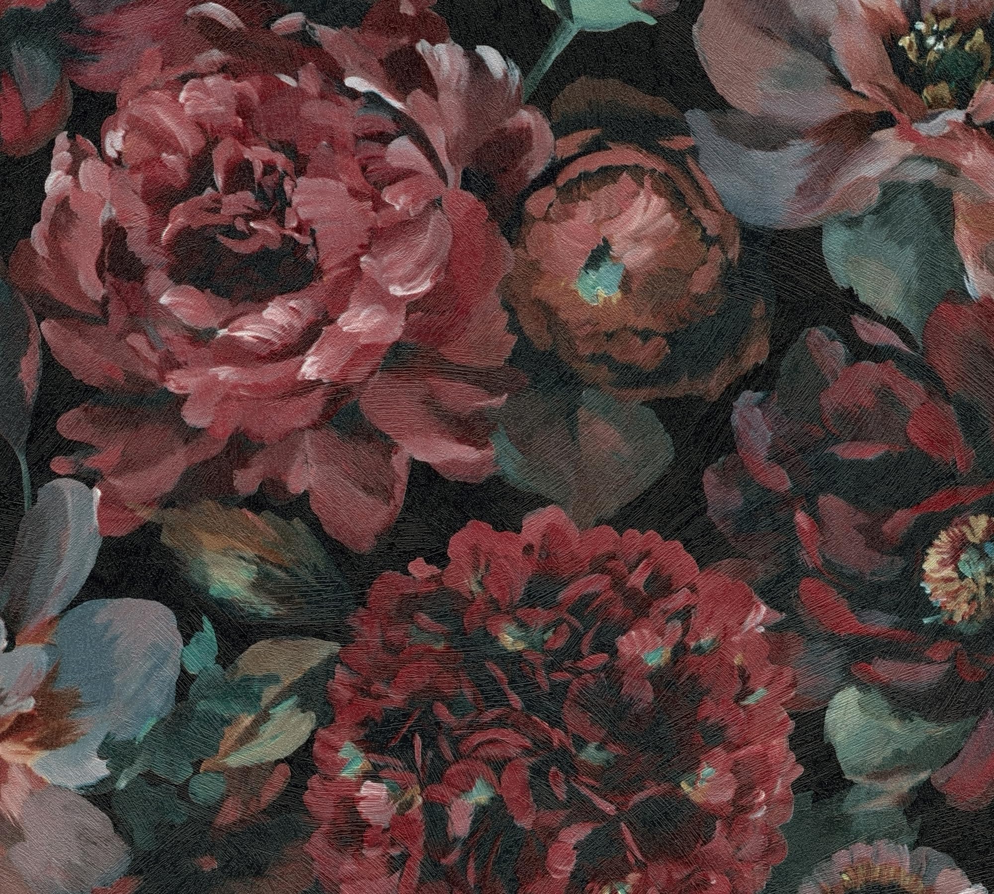 a-s-cr-ation-blumentapete-p-onien-schwarz-rot-vliestapete-10-05x0-53m image 8