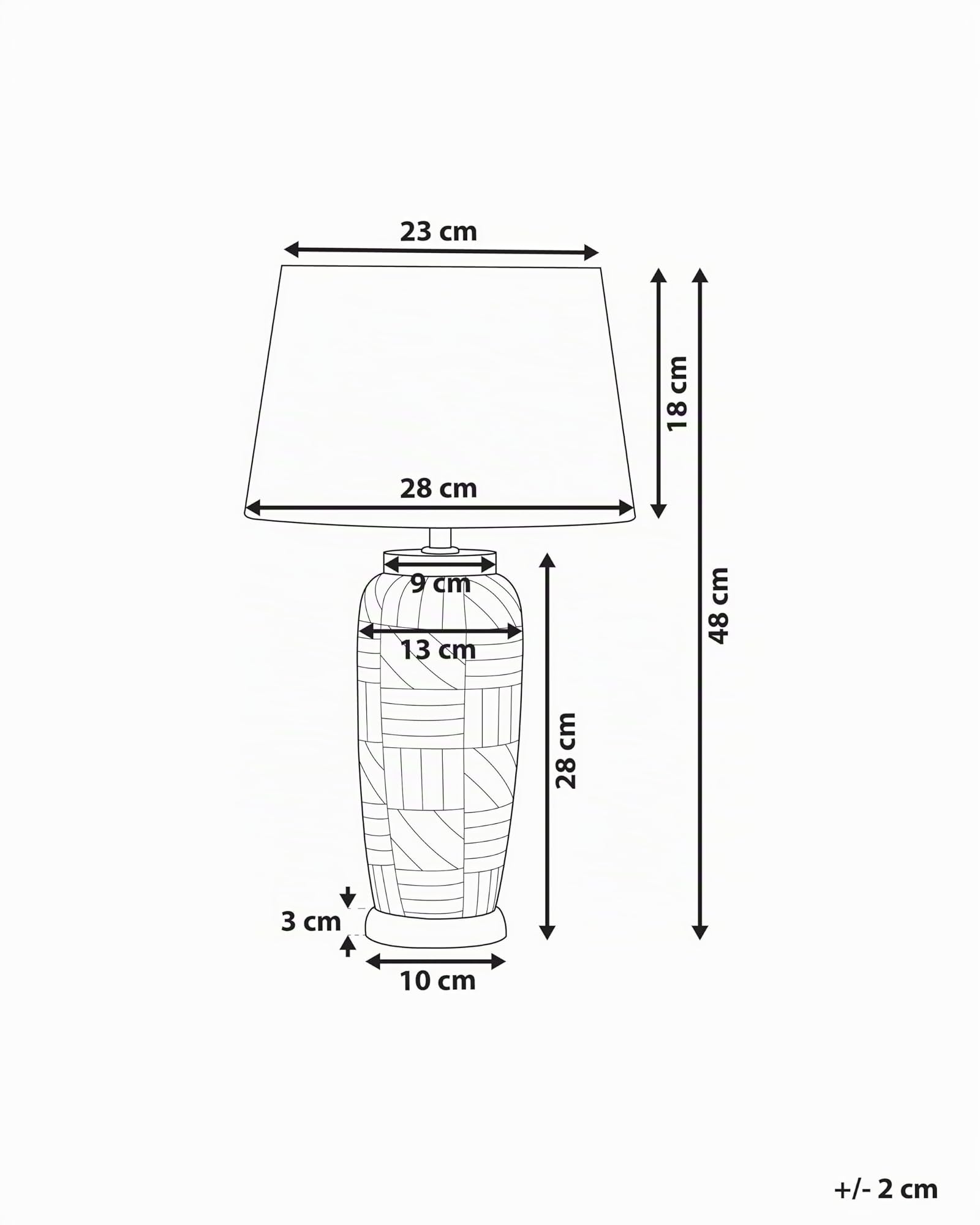 beliani-traisen-tischleuchte-beige-keramik-e27-48-cm image 3